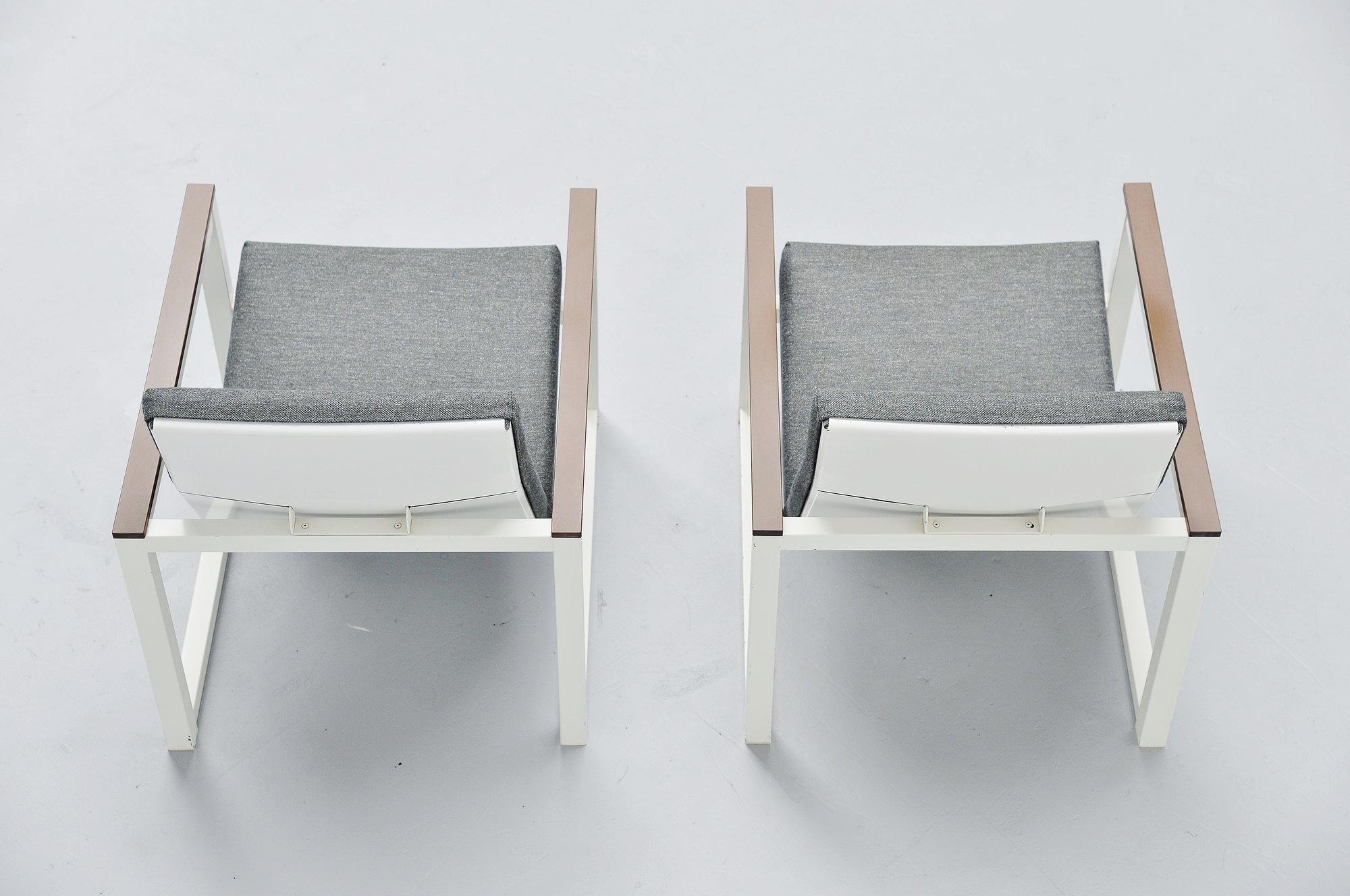 Dutch Friso Kramer & Tjerk Reijenga Lounge Chairs Pilastro, 1965