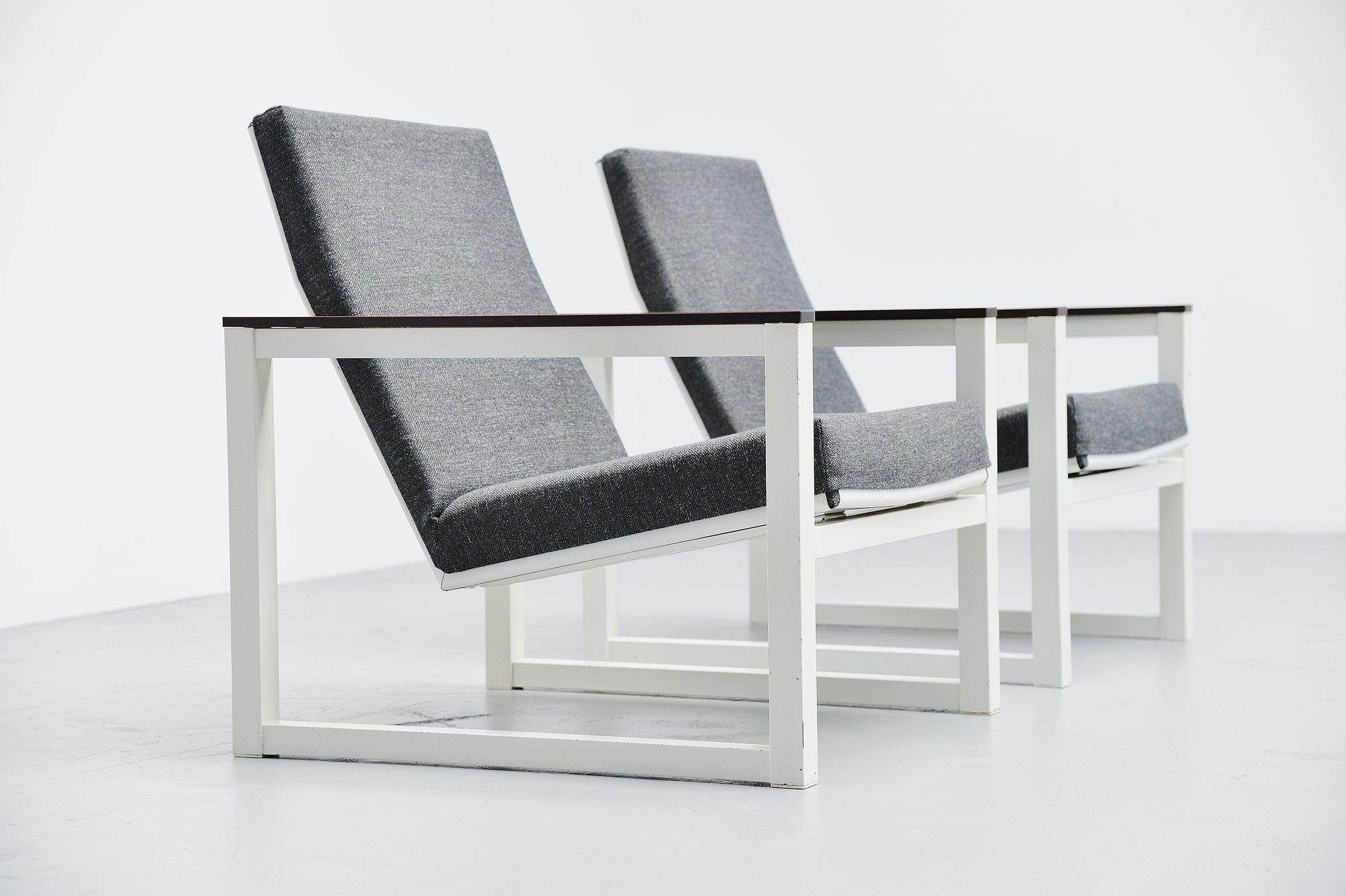Friso Kramer & Tjerk Reijenga Lounge Chairs Pilastro, 1965 In Good Condition In Etten-Leur, NL