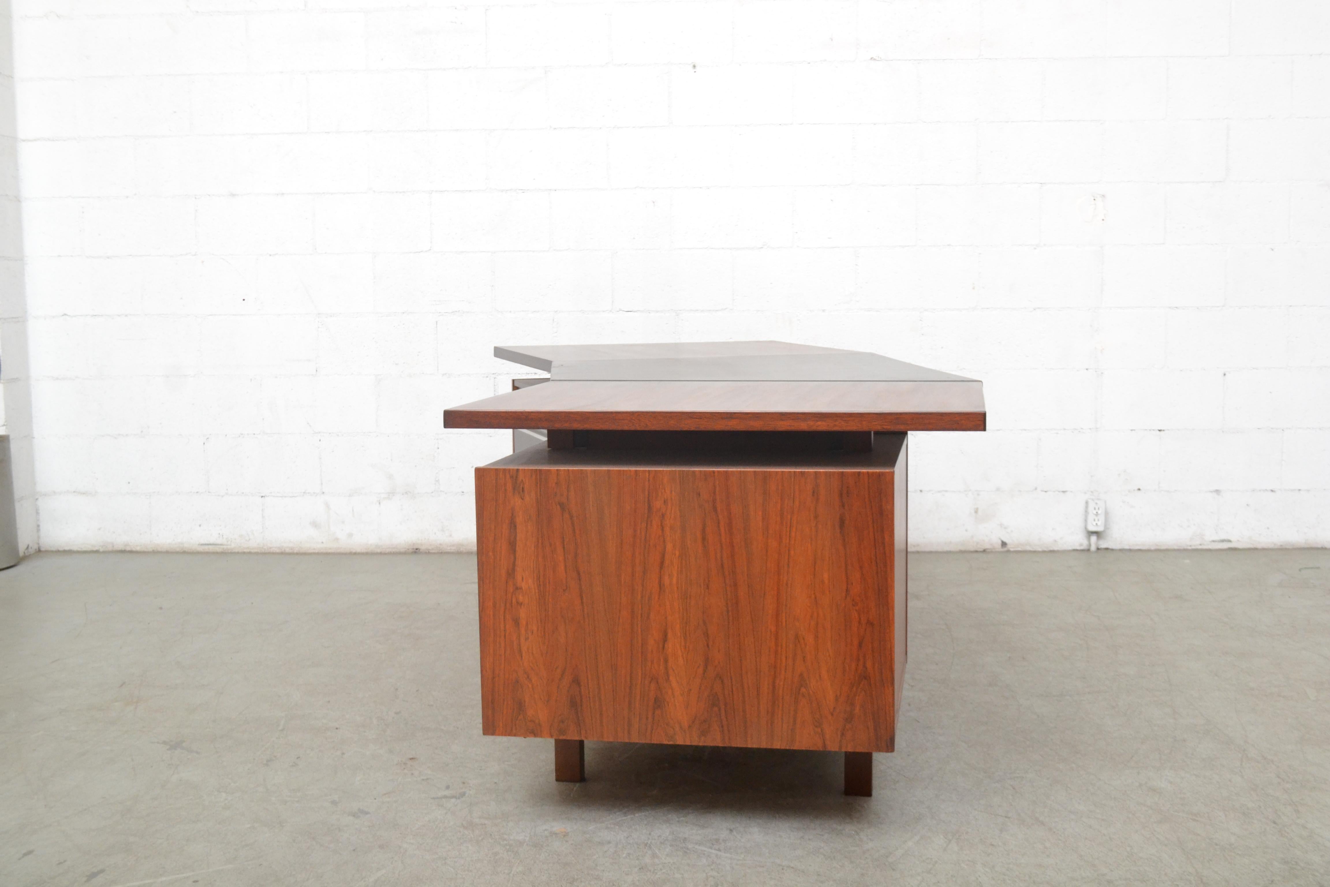 Mid-Century Modern Fristho Executive Rosewood Desk
