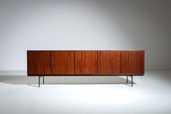 Fristho Franeker large sideboard in rosewood The Netherlands 1960