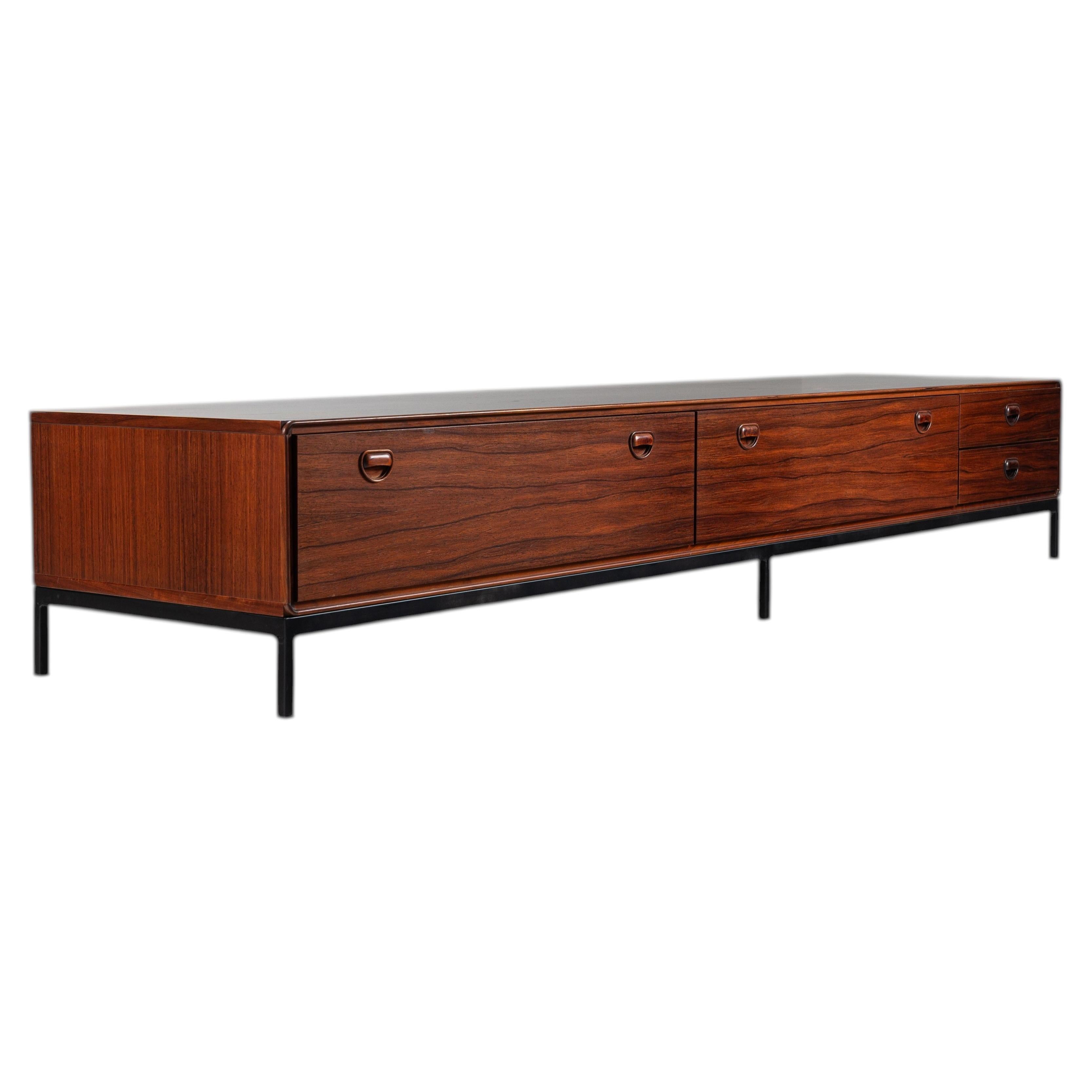 Fristho Franeker lowboard in rosewood The Netherlands 1960