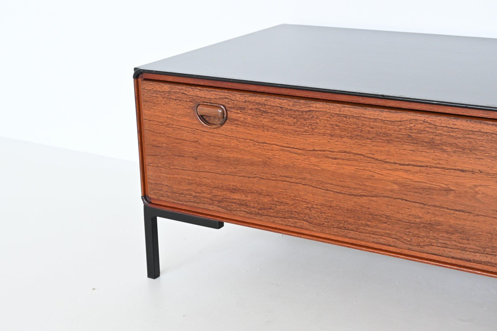 Fristho Franeker Rosewood Low Sideboard The Netherlands 1960 2