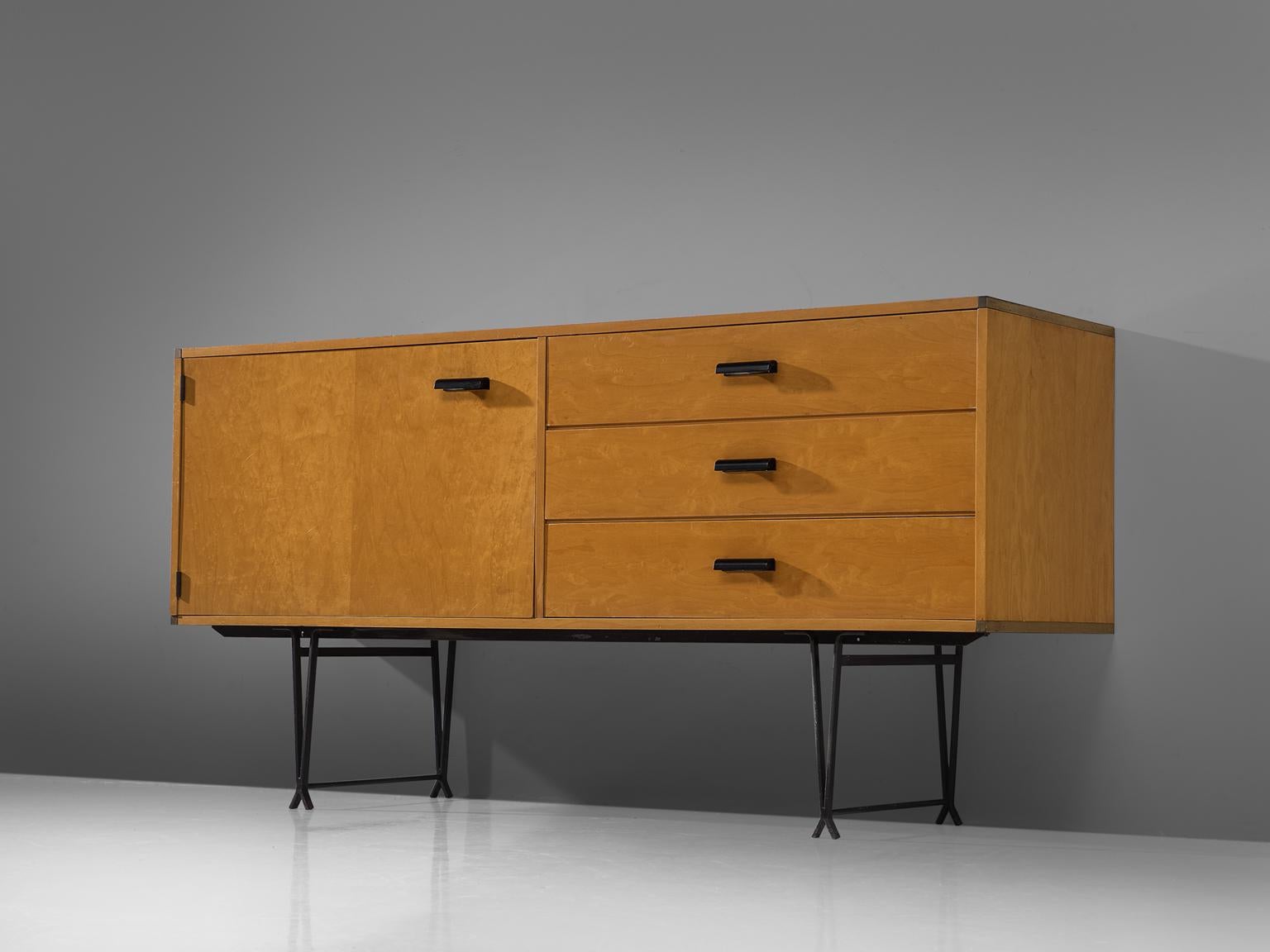 Dutch Fristho Sideboard with Metal Legs