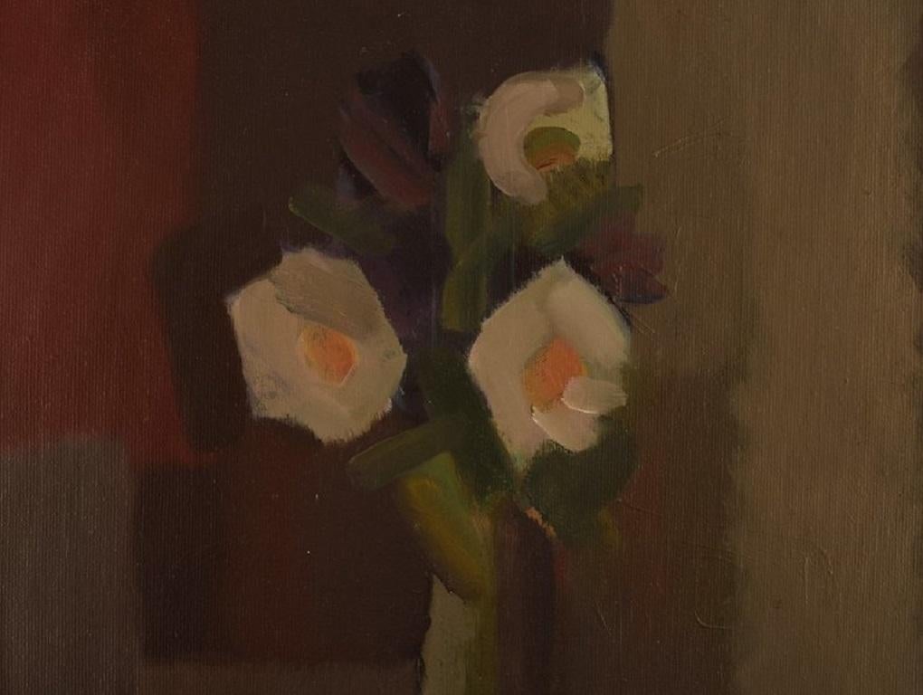 Swedish Frithiof Berglund, Oil on Canvas, Modernist Still Life