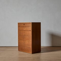 Frits Henningsen 1940s Tall Chest of Drawers, Oak
