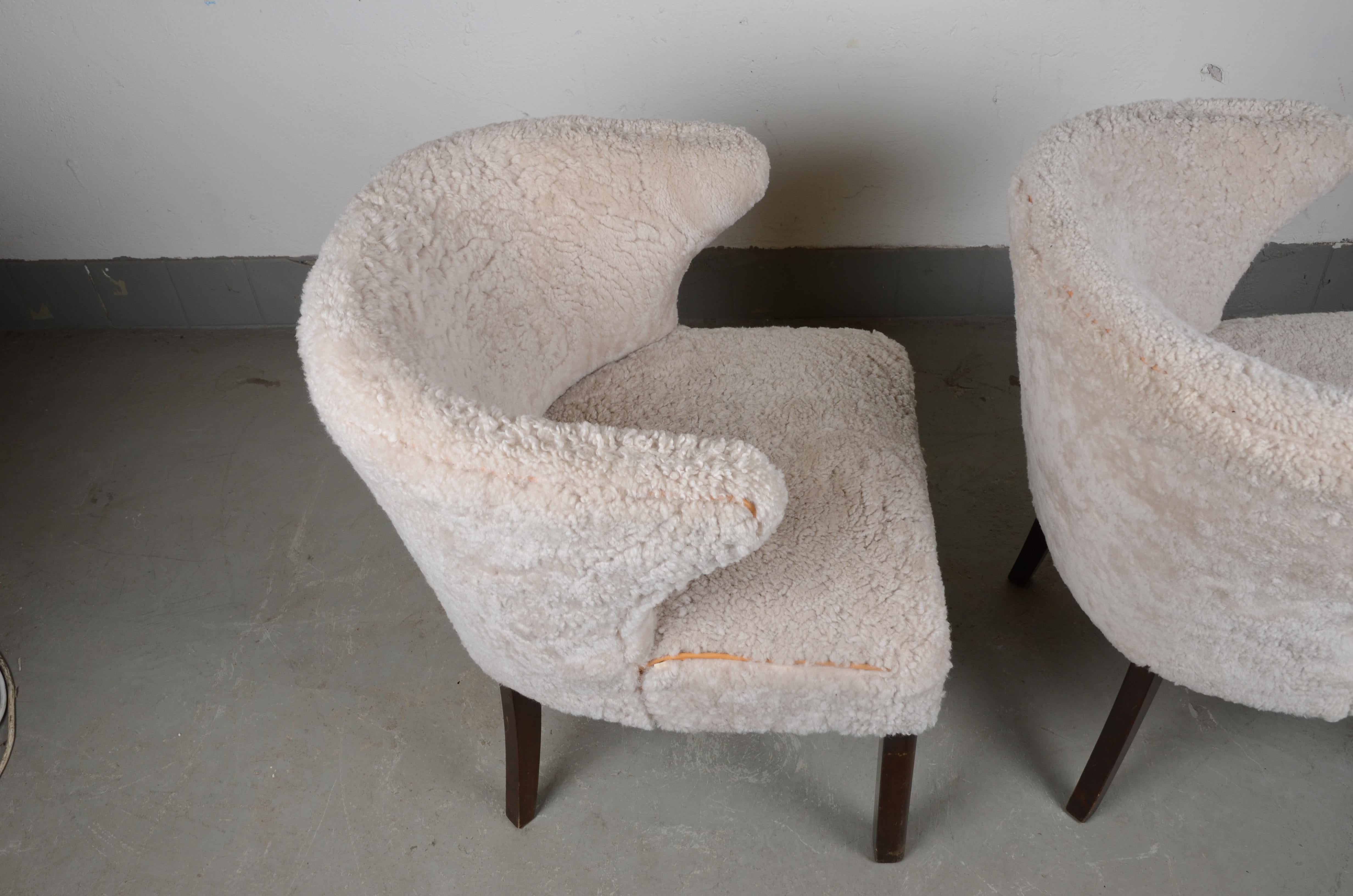 Frits Henningsen, a Pair of Easy Chairs, 1930s-1940s 4