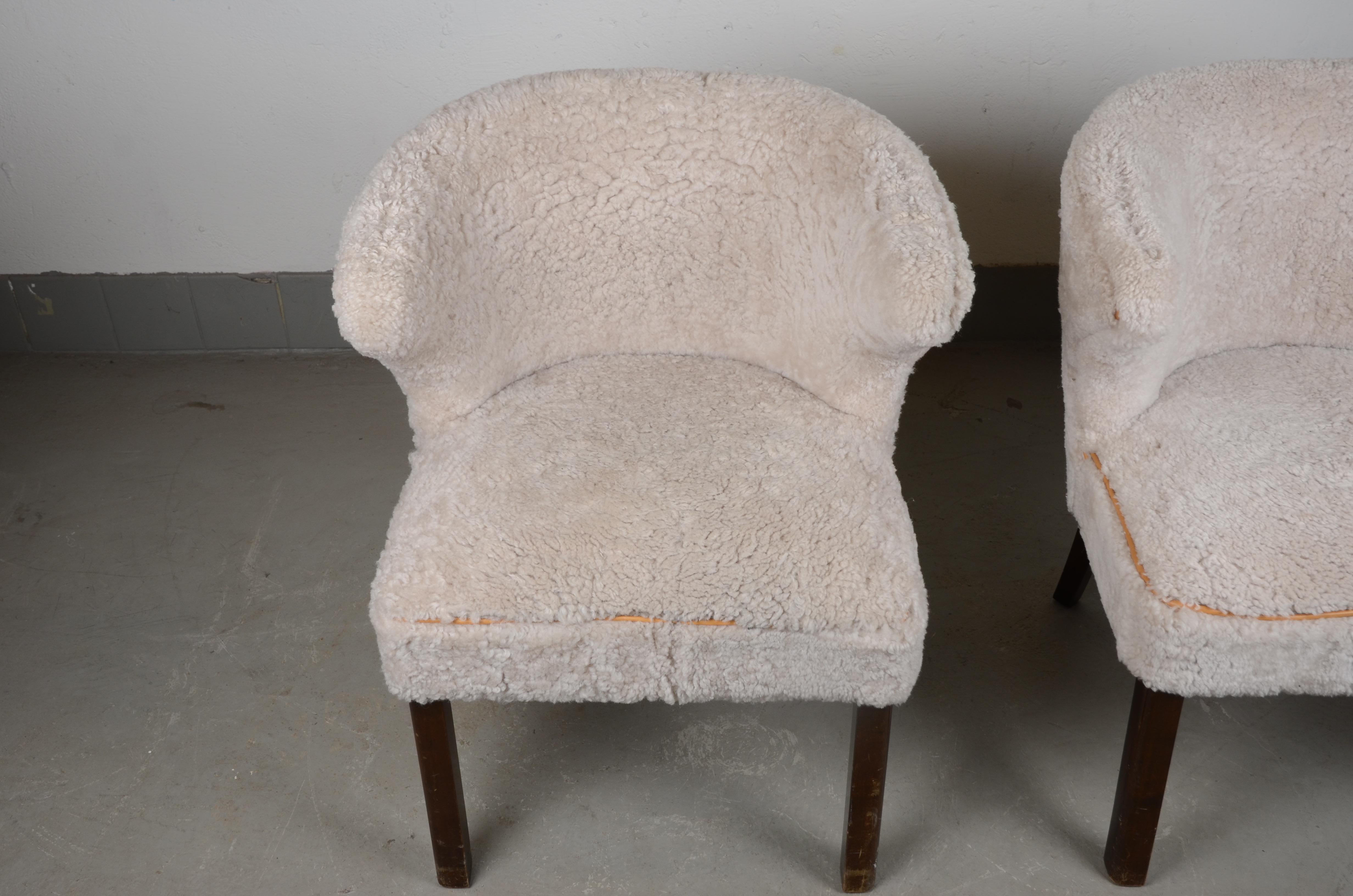 Frits Henningsen, a Pair of Easy Chairs, 1930s-1940s 5