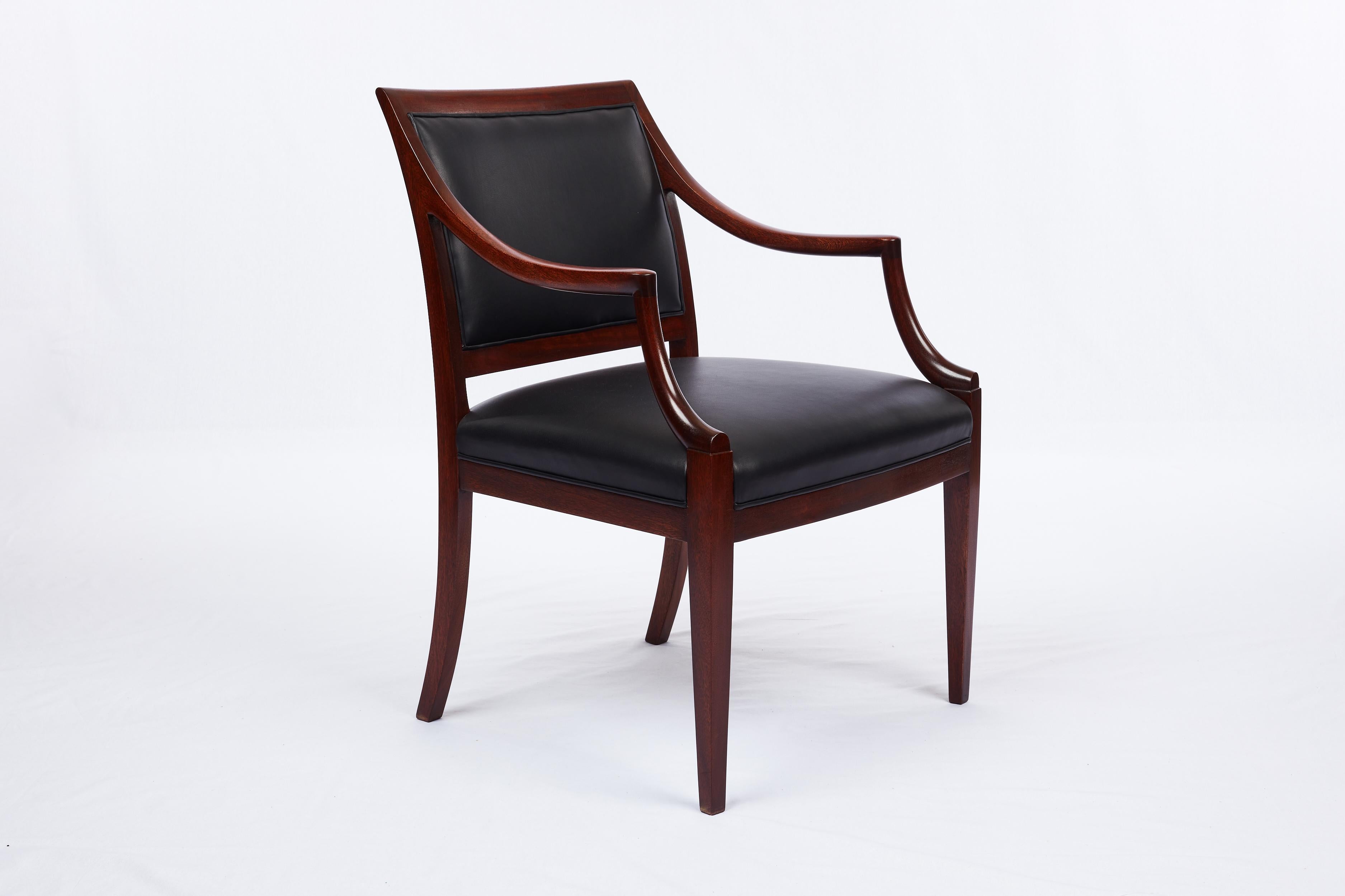 Frits Henningsen Armchair In Excellent Condition For Sale In Los Angeles, CA