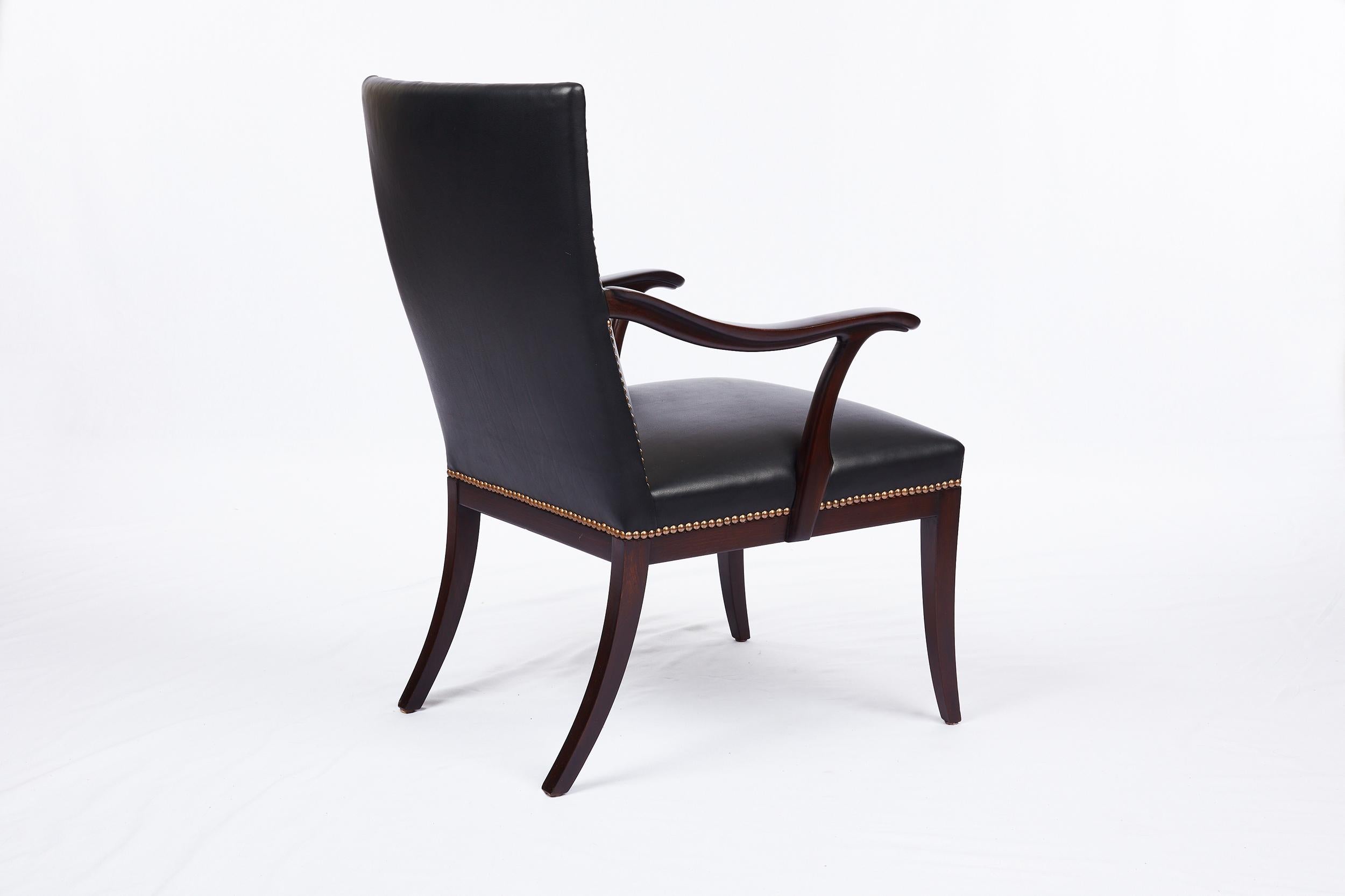Frits Henningsen Armchair In Excellent Condition For Sale In Los Angeles, CA