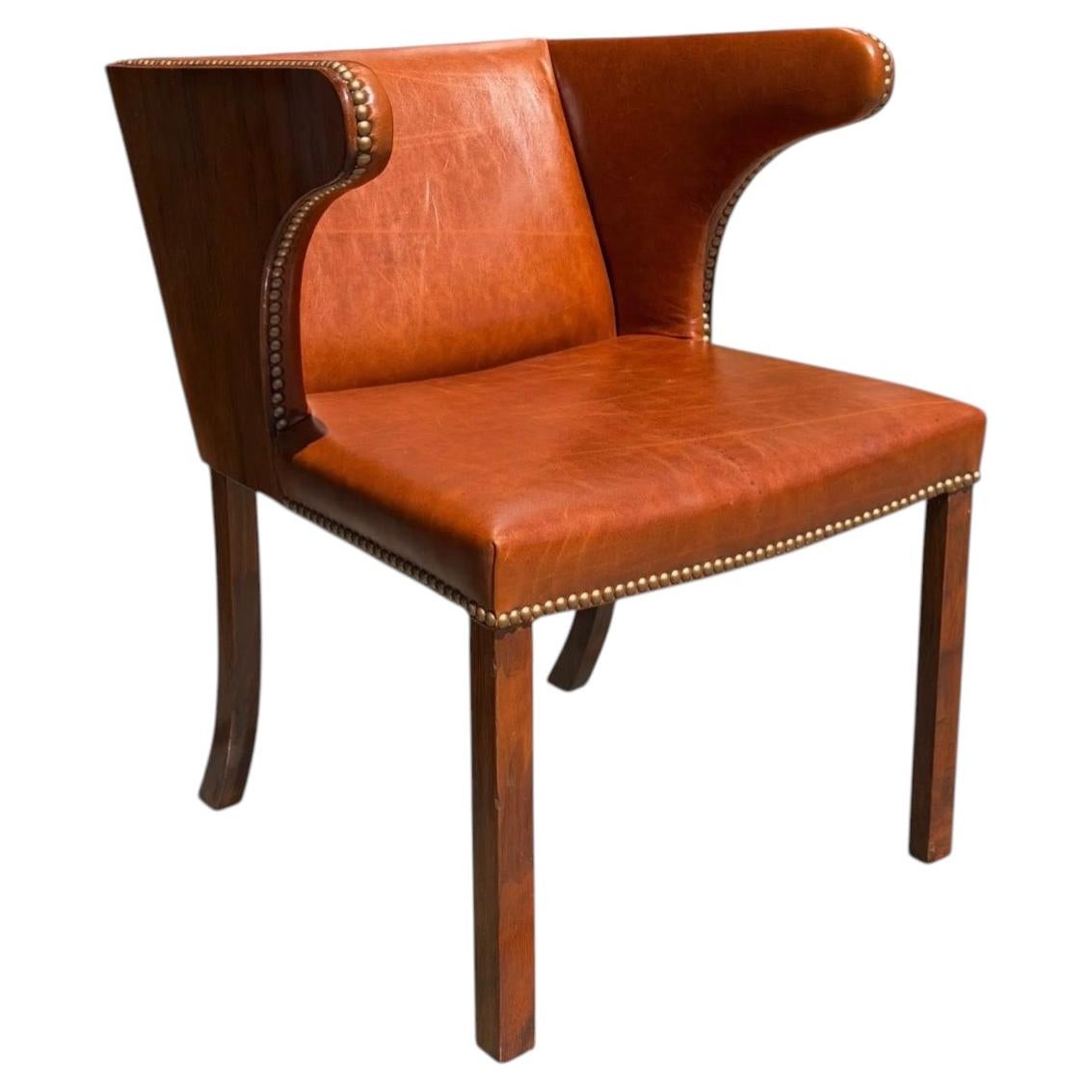 Frits Henningsen Art Deco Cuban Mahogany Armchair c.1933