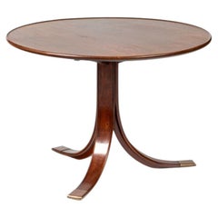 Frits Henningsen Art Deco Mahogany Pedestal Table, Model 7352