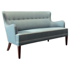 Frits Henningsen Divano imbottito blu