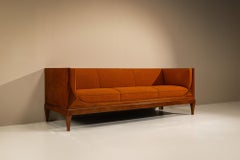 Frits Henningsen "Box Sofa" in Mahogany, Denmark 1940s, 1940's