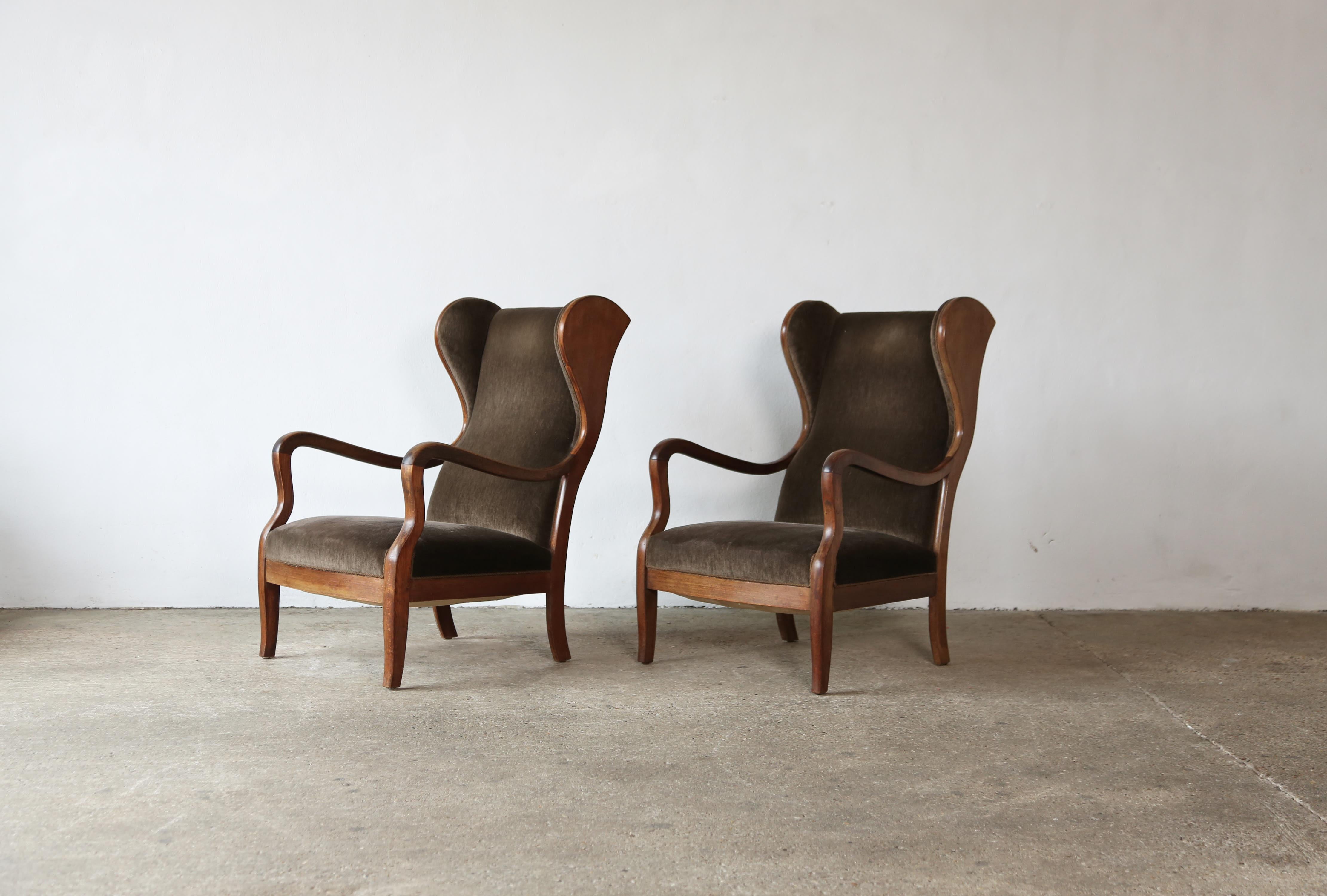 Mid-Century Modern Chaises Frits Henningsen, Danemark, années 1940 en vente