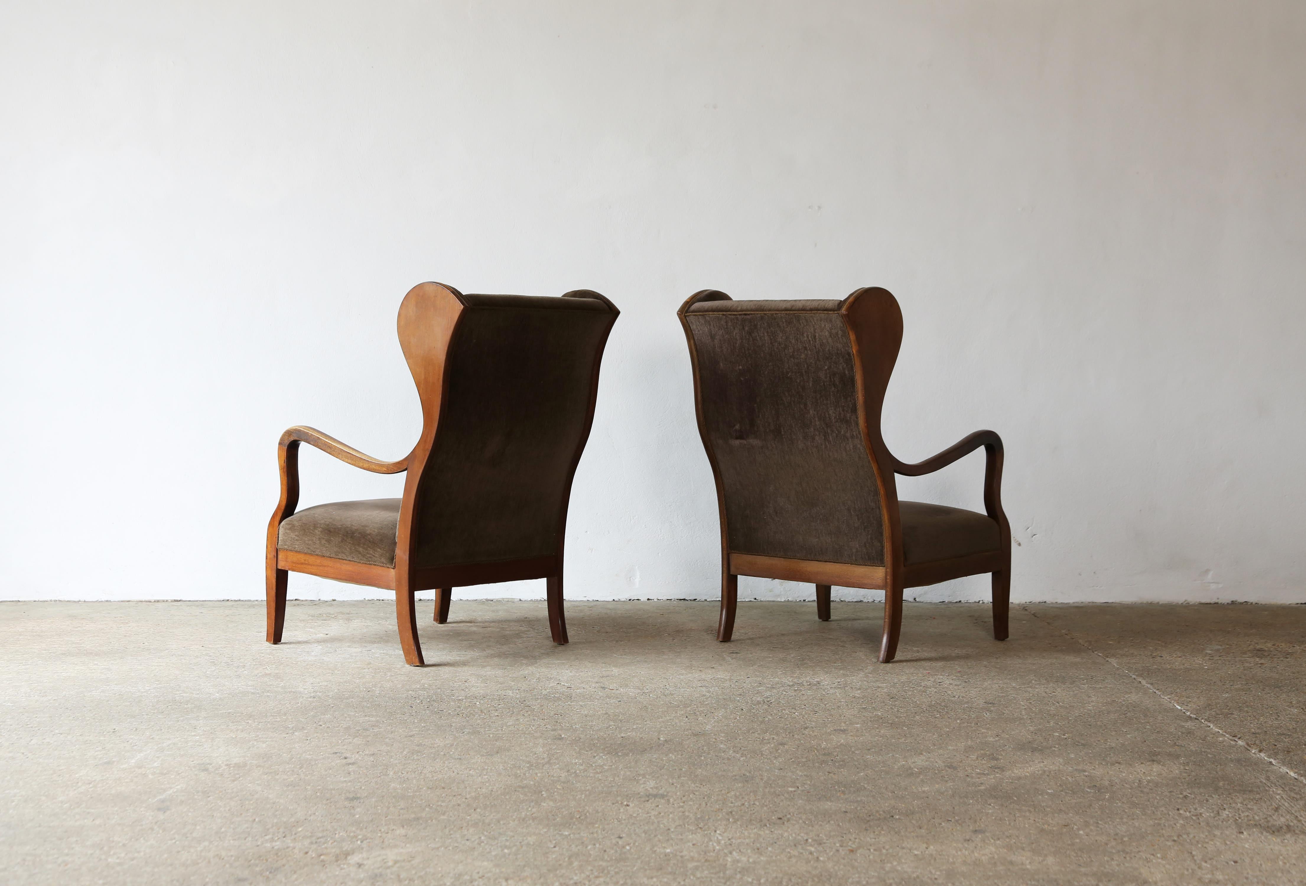 20th Century Frits Henningsen Chairs, Denmark, 1940s For Sale
