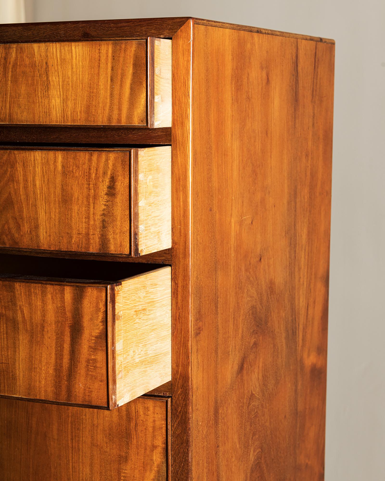 Frits Henningsen Chest of Drawers in Cuban Mahogany, Denmark, 1940s 9