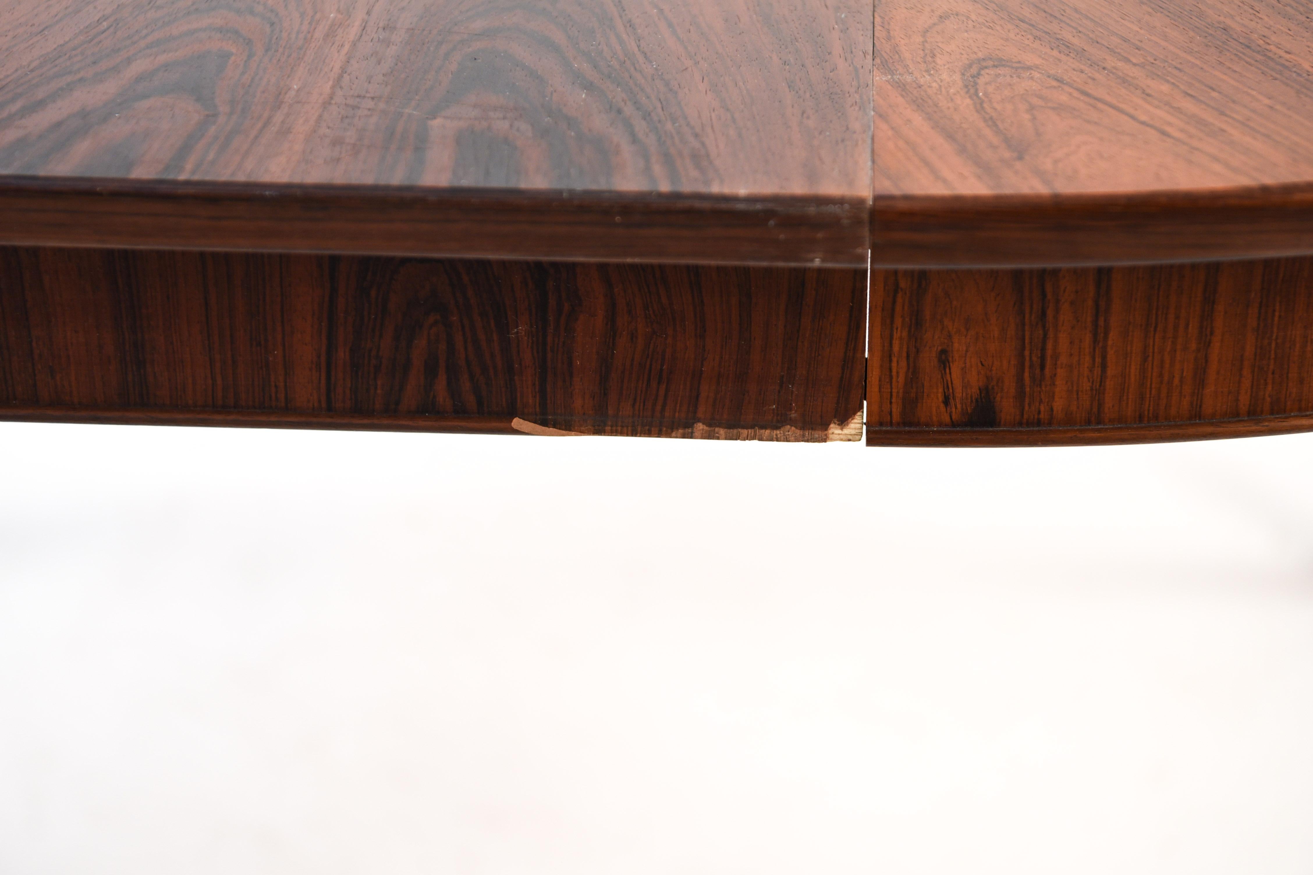 Frits Henningsen Circular Rosewood Dining Table 10