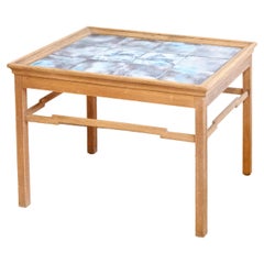 Frits Henningsen coffeetable with tiled top by Jens Thirslund