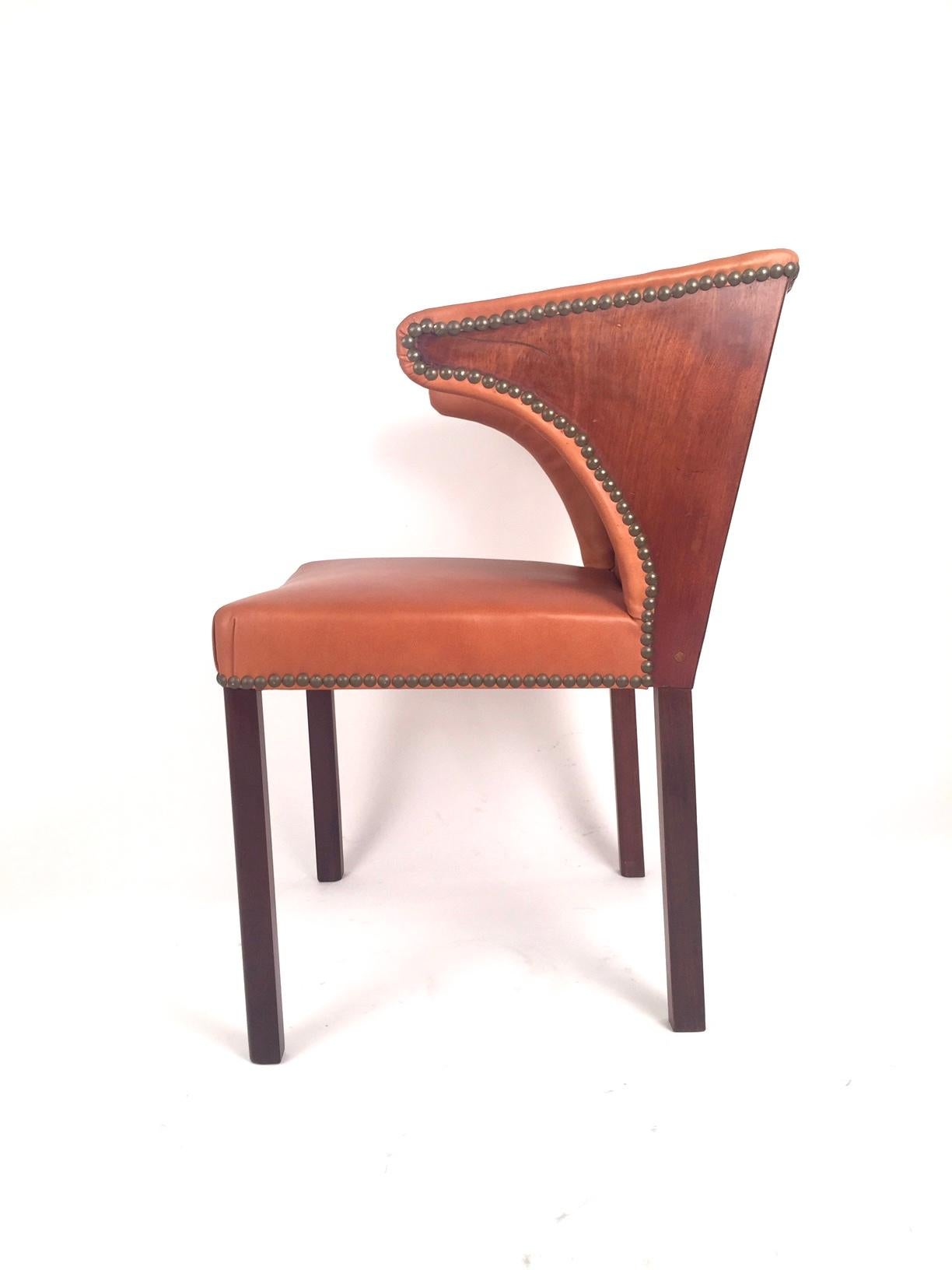 Frits Henningsen Cuban Mahogany Armchair, 1933 For Sale 2