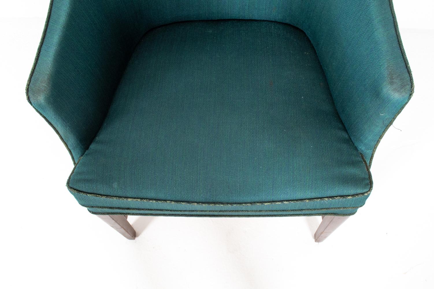 Frits Henningsen Danish Highback Lounge Chair, c. 1940's For Sale 11