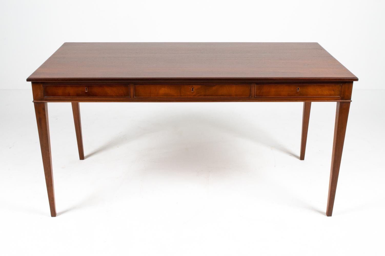 Scandinavian Modern Frits Henningsen Danish Mahogany Writing Desk