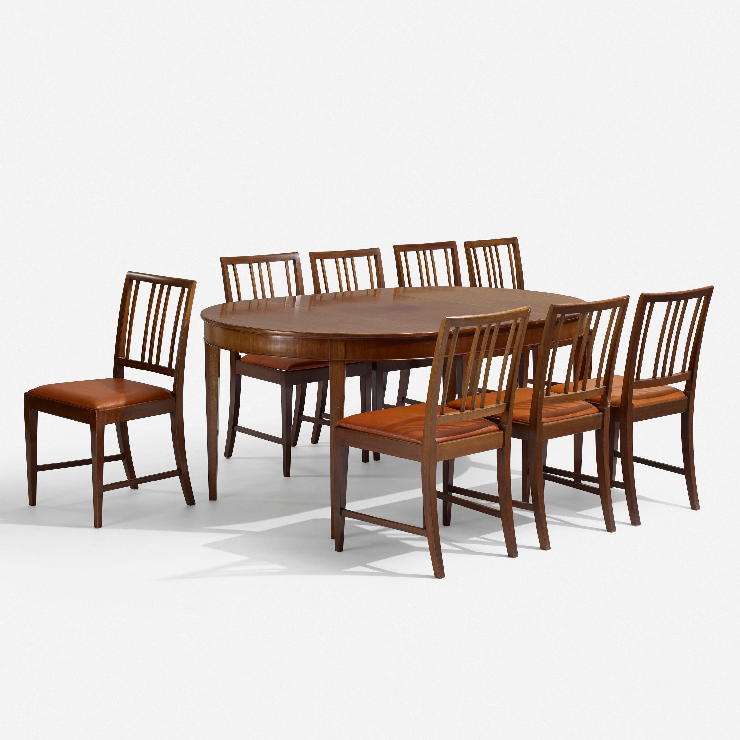 Mid-20th Century Frits Henningsen Danish Modern Dining Chairs, circa 1930s For Sale