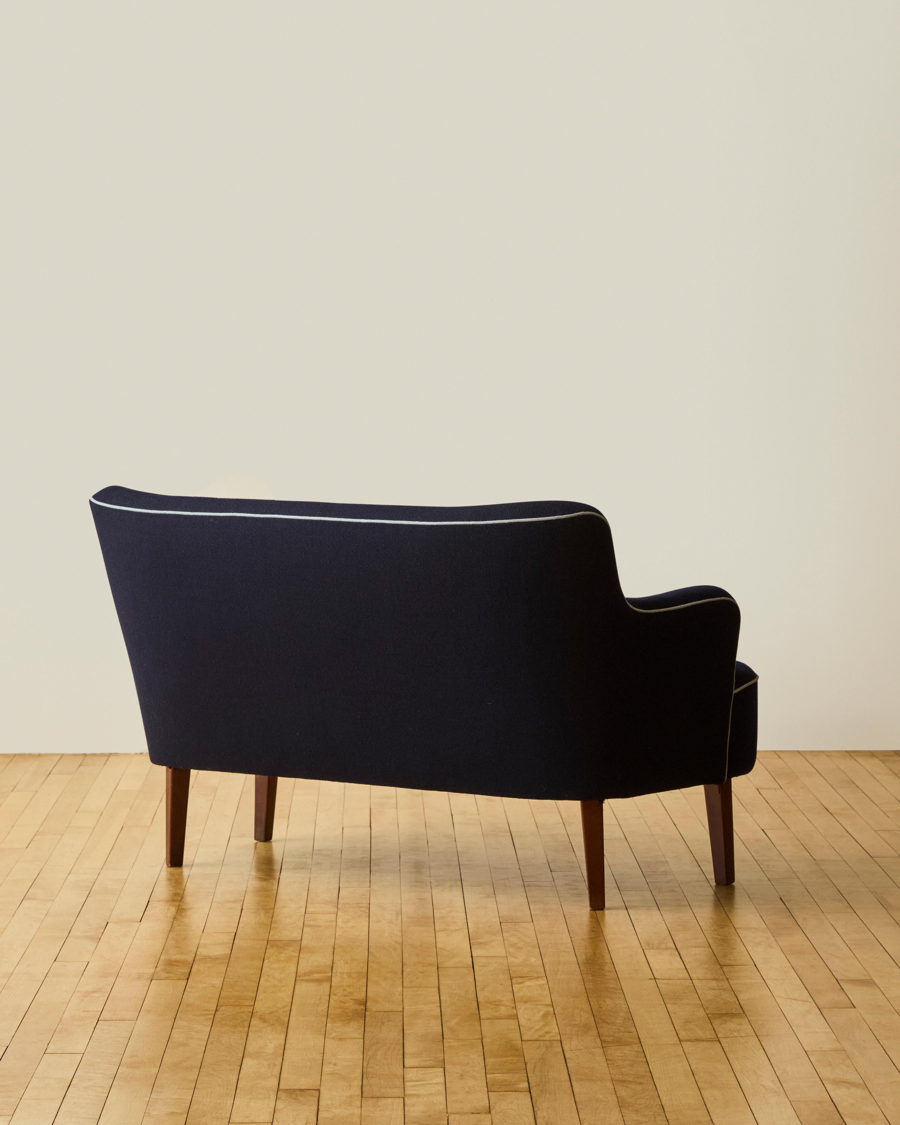 Mid-20th Century Frits Henningsen Danish Modern Loveseat c. 1960's For Sale