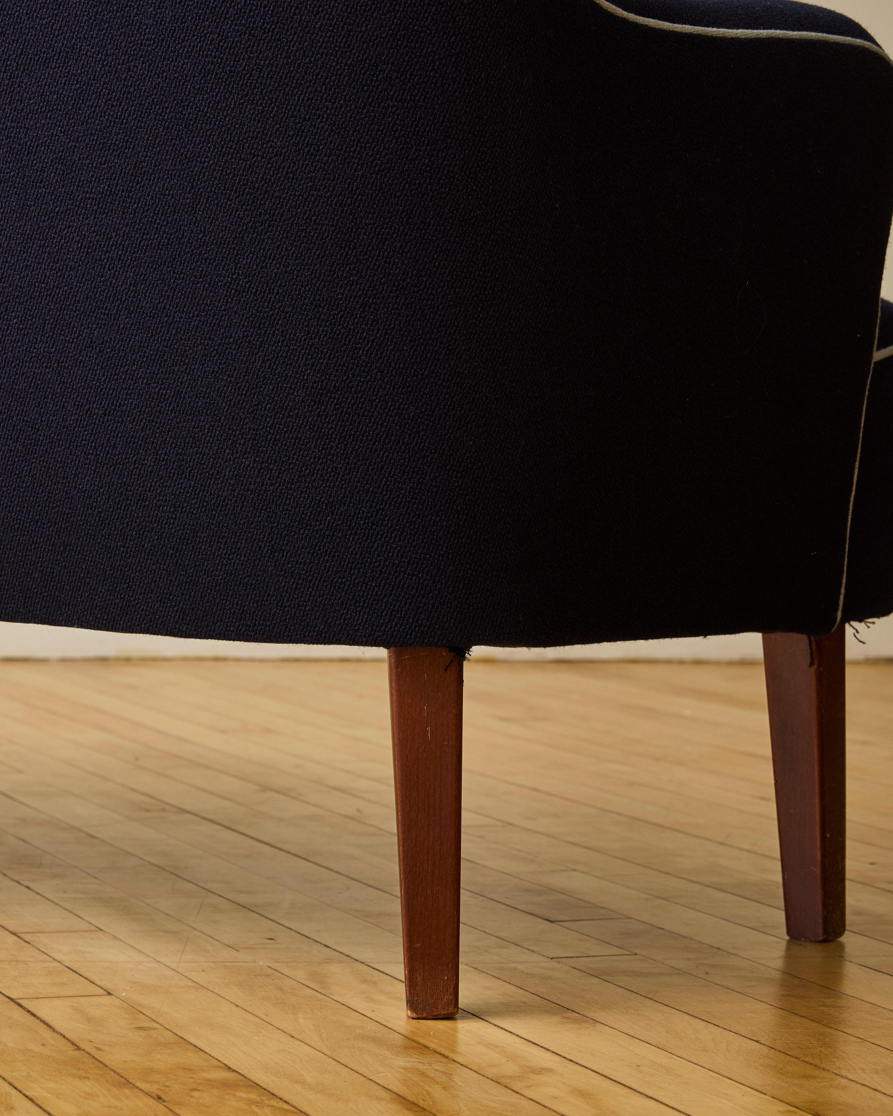 Frits Henningsen Danish Modern Loveseat c. 1960's For Sale 1