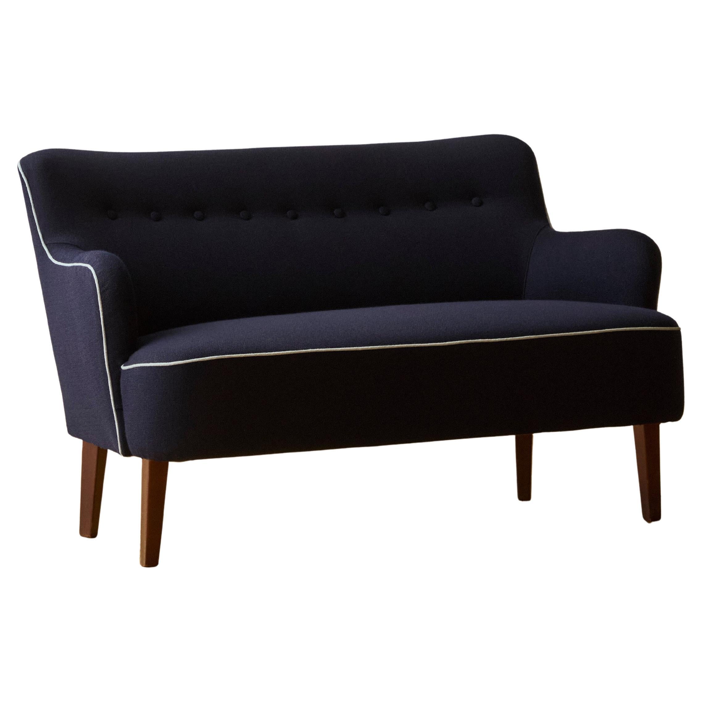 Frits Henningsen Danish Modern Loveseat c. 1960's For Sale
