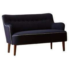 Frits Henningsen Dänischer moderner Loveseat ca. 1960er Jahre