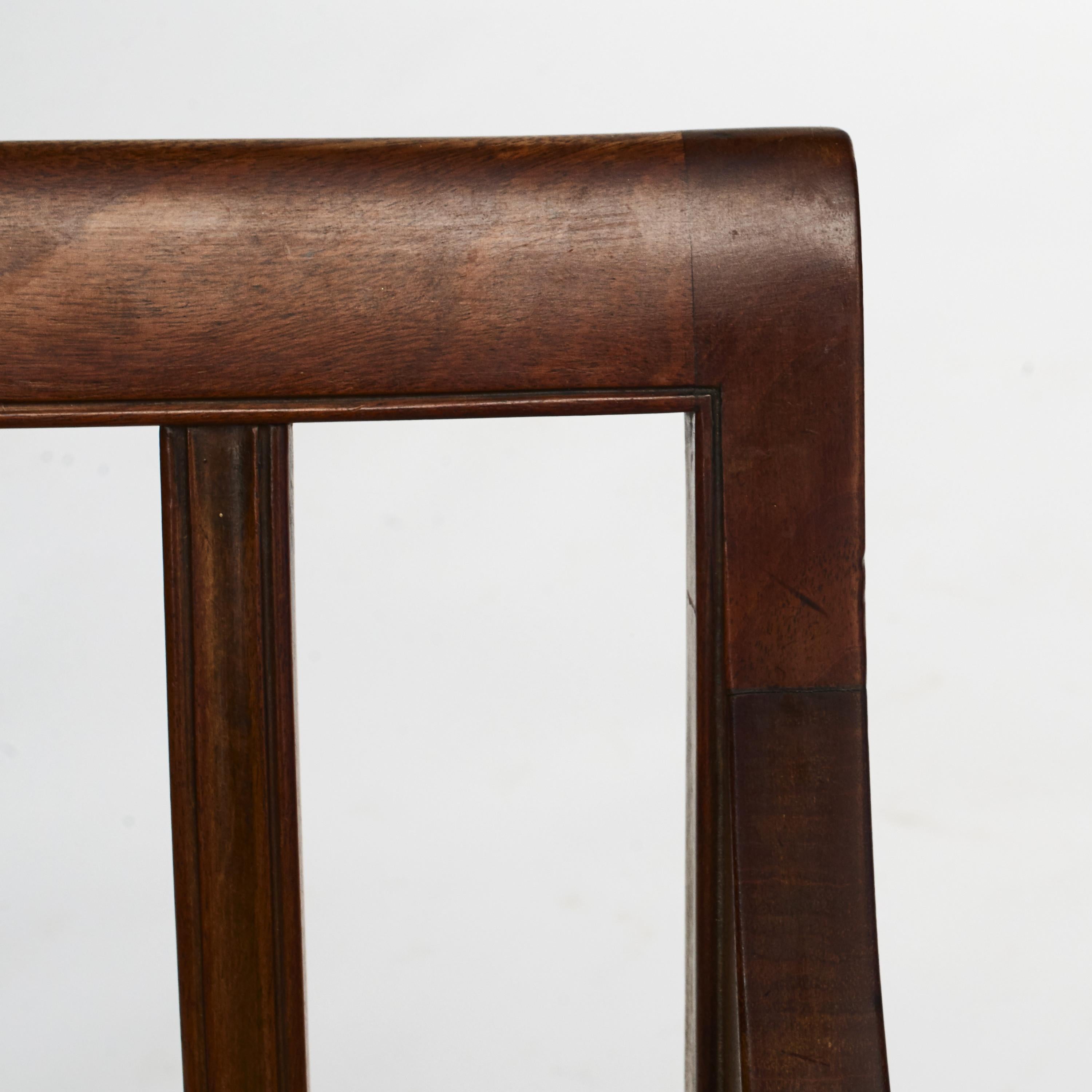 Frits Henningsen Desk Arm Chair in Mahogany with Leather Seat 5