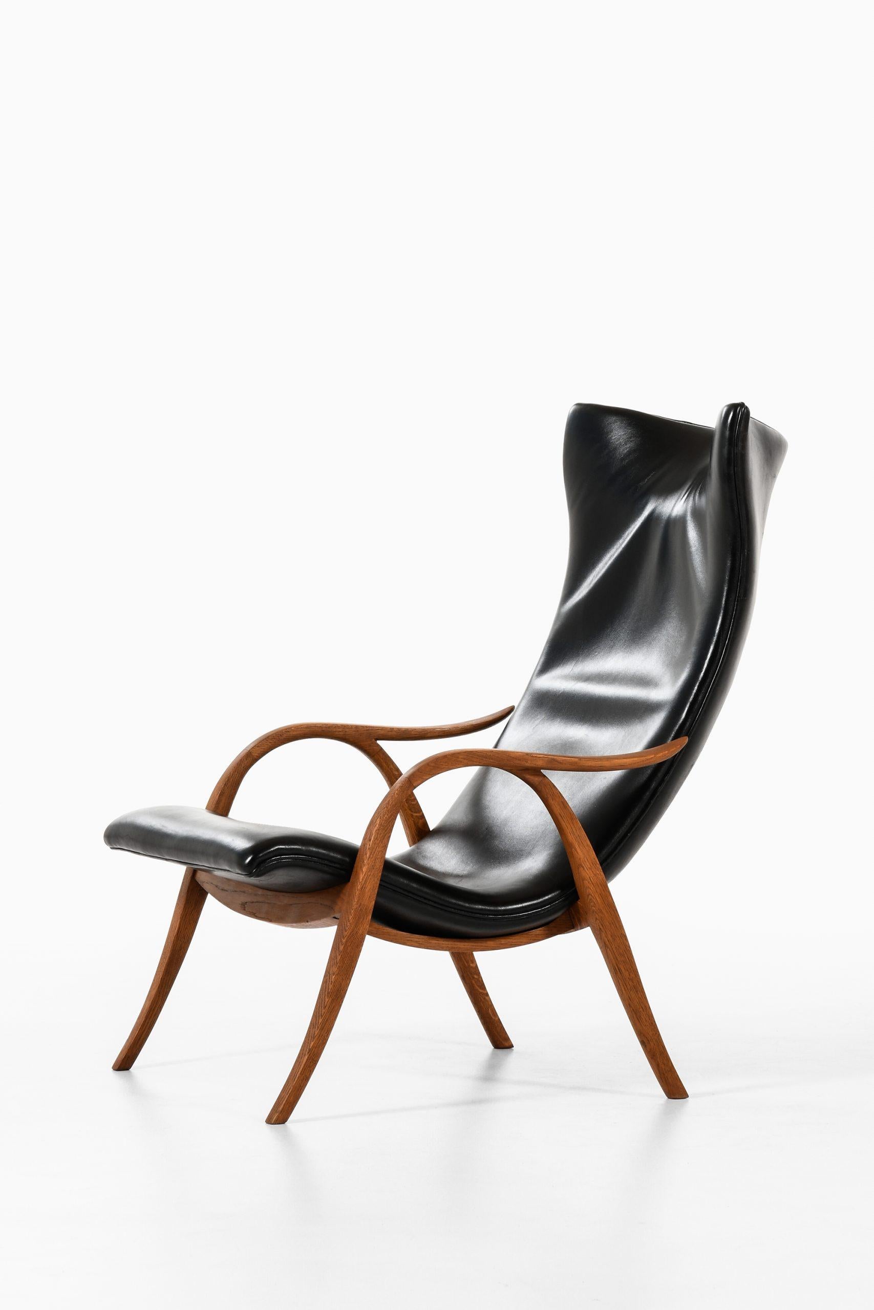 Frits Henningsen Easy Chair, hergestellt von Schreiner Frits Henningsen in Dänemark (Dänisch) im Angebot