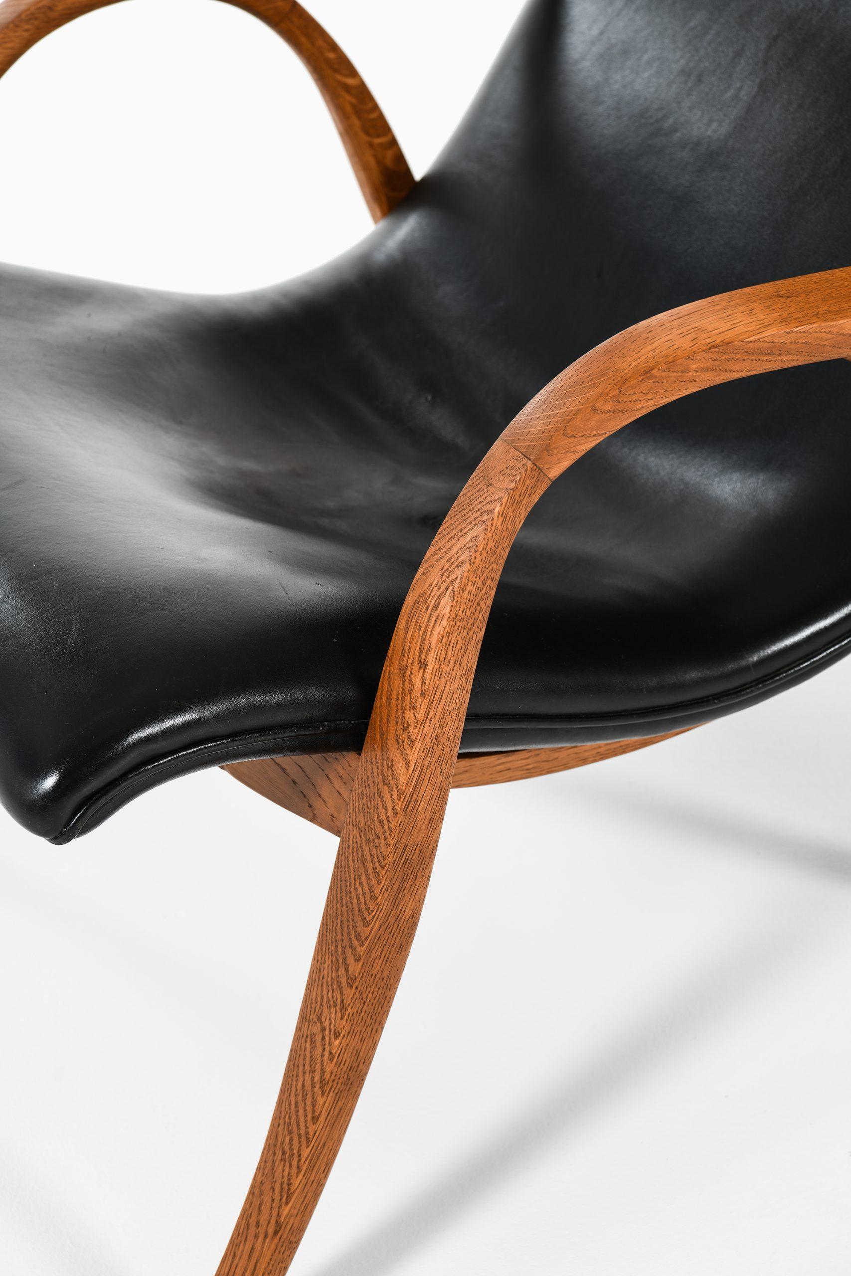 Frits Henningsen Easy Chair, hergestellt von Schreiner Frits Henningsen in Dänemark im Zustand „Gut“ im Angebot in Limhamn, Skåne län
