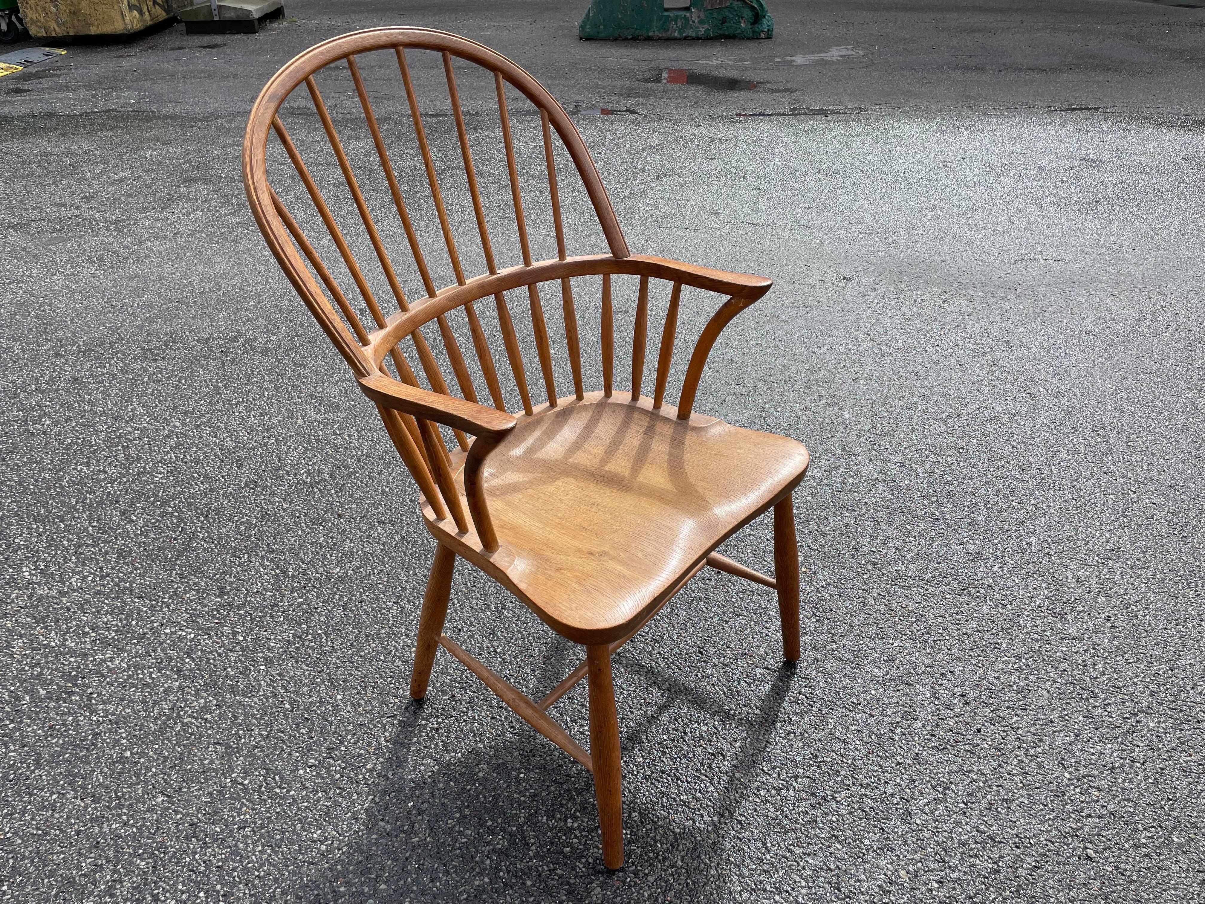 Mid-Century Modern Frits Henningsen 'FH38 Windsor' Chair for Carl Hansen & Son