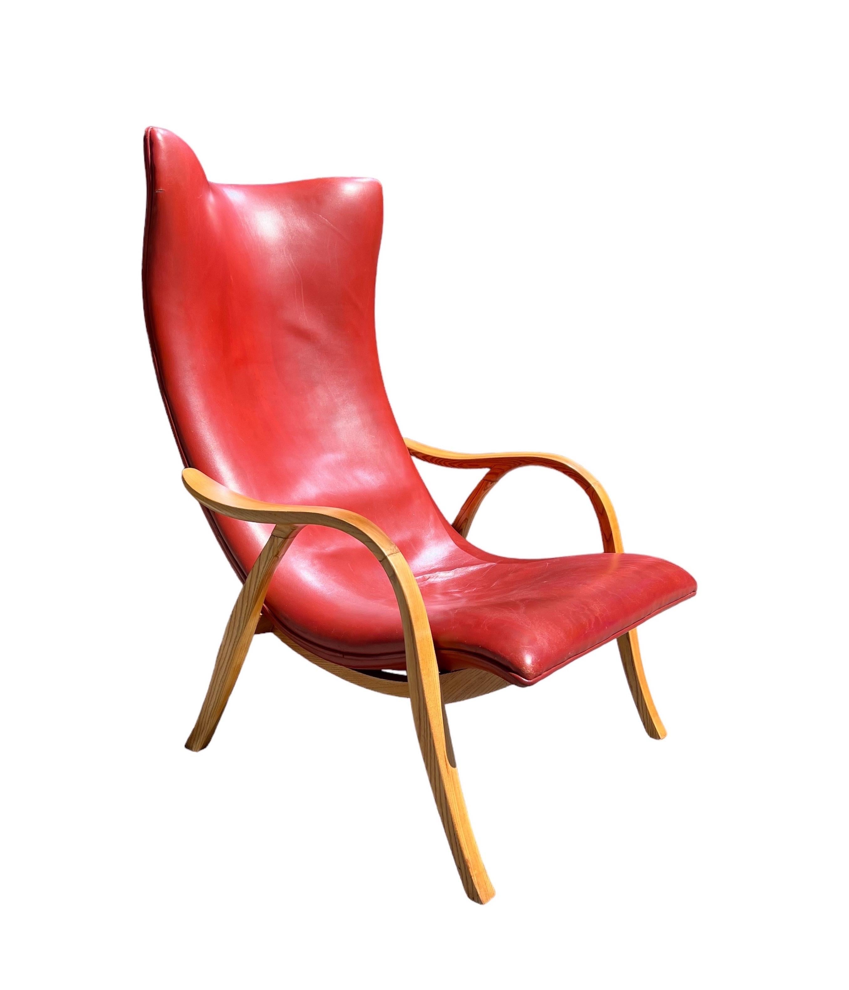 Dyed Frits Henningsen For Carl Hansen Signature Style Armchair For Sale