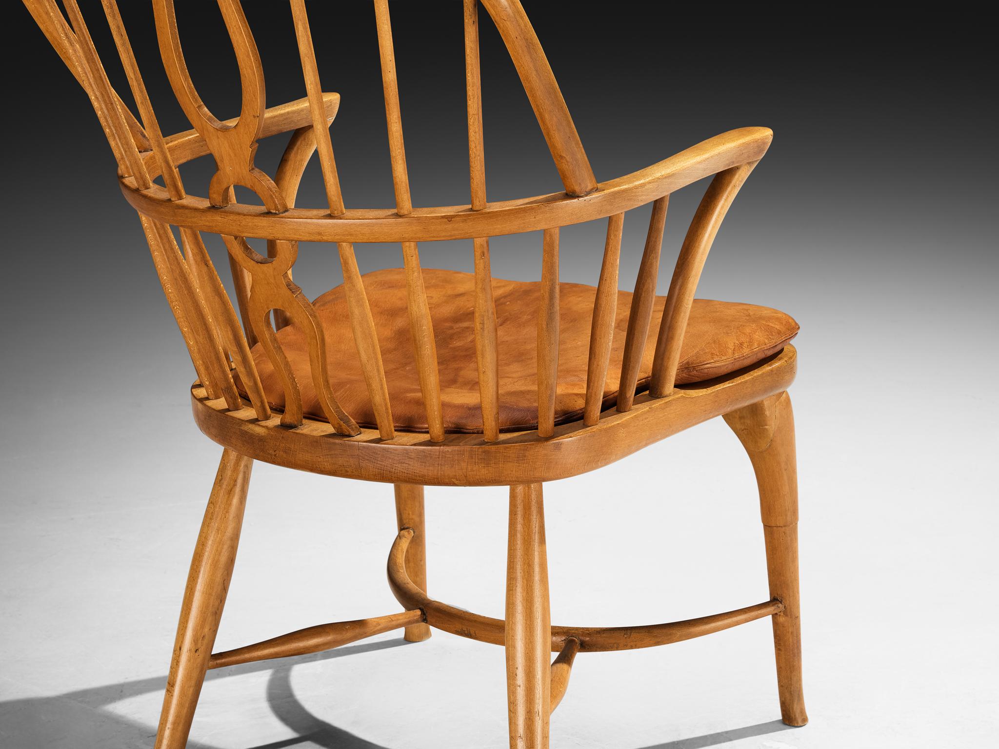 Frits Henningsen for Carl Hansen & Søn Unique Windsor Chair In condizioni buone in vendita a Waalwijk, NL