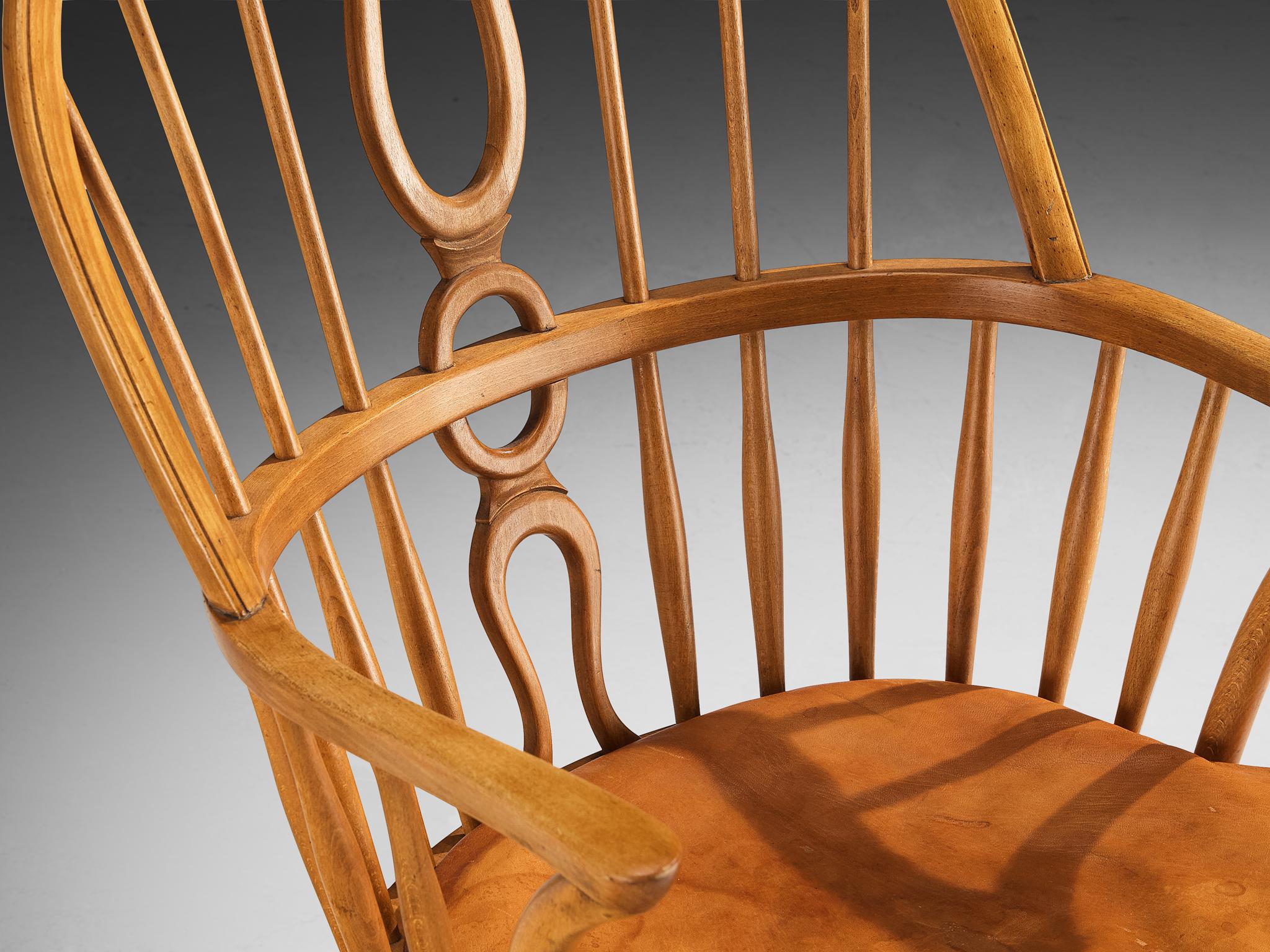 Pelle Frits Henningsen for Carl Hansen & Søn Unique Windsor Chair in vendita