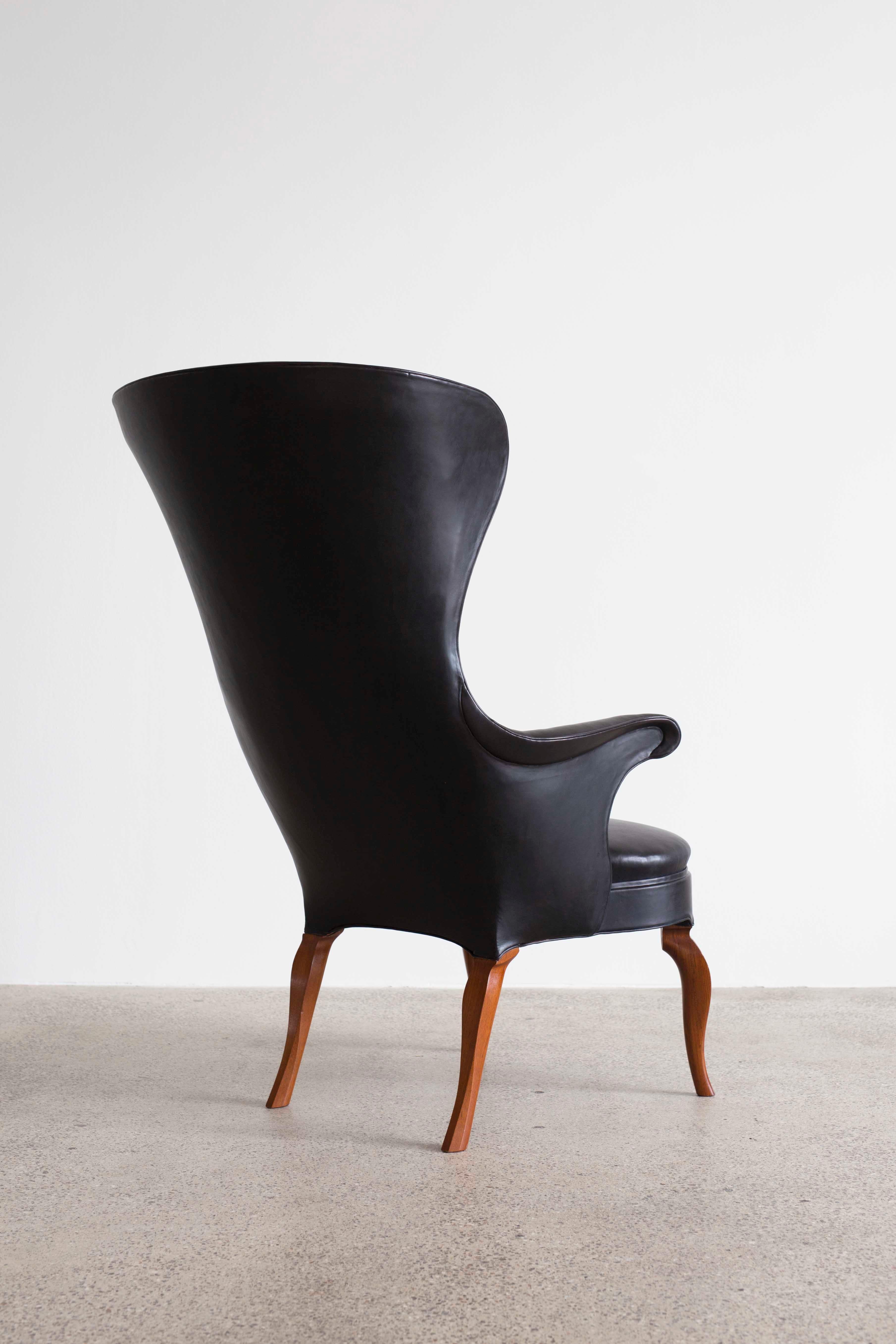 Danish Frits Henningsen, High Wingback chair, 1935
