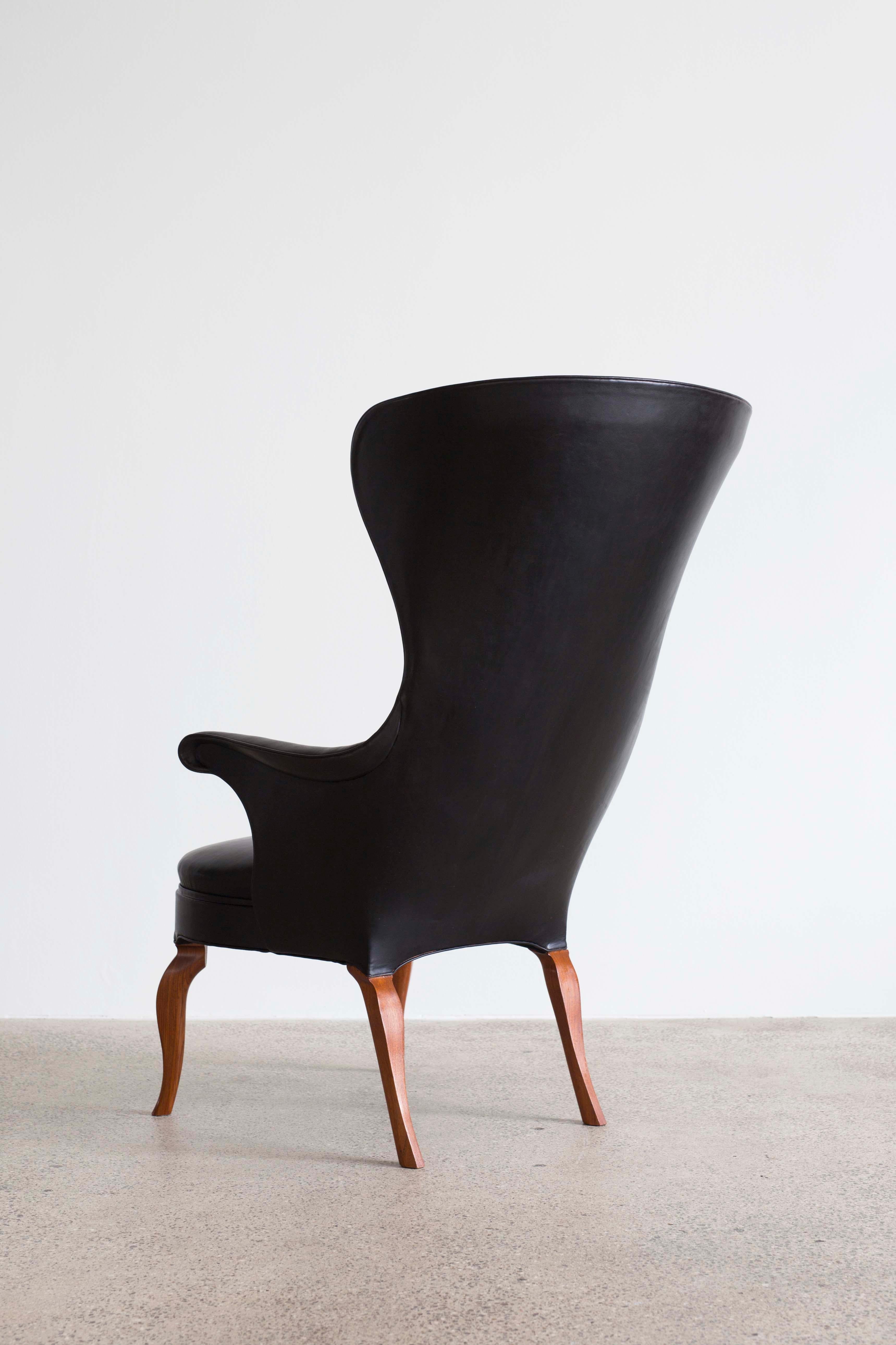 Mid-20th Century Frits Henningsen, High Wingback chair, 1935