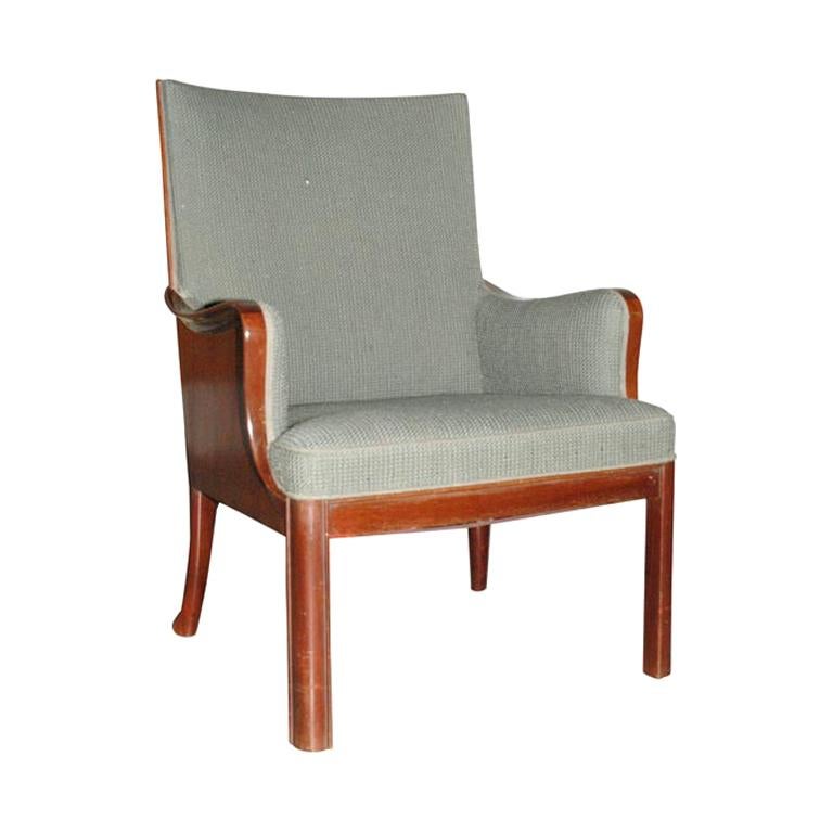 Frits Henningsen Highback Armchair For Sale