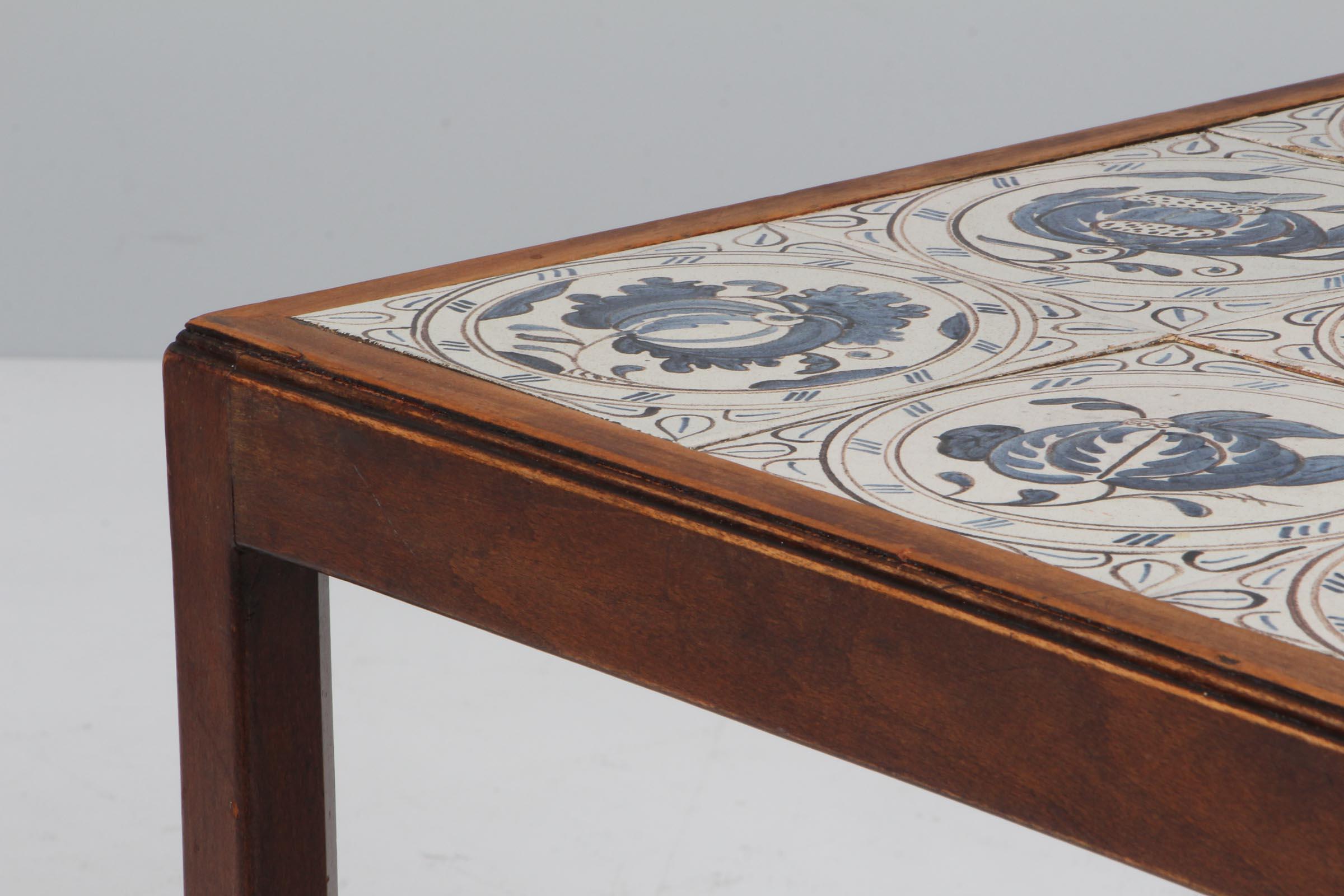 Mid-20th Century Frits Henningsen & Kähler Sofa Table in mahogany, Denmark, 1950s