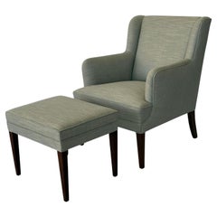 Frits Henningsen Lounge Chair & Footstool