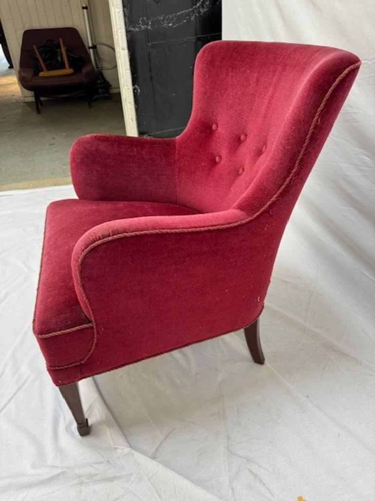 Danish Frits Henningsen Lounge Chair For Sale