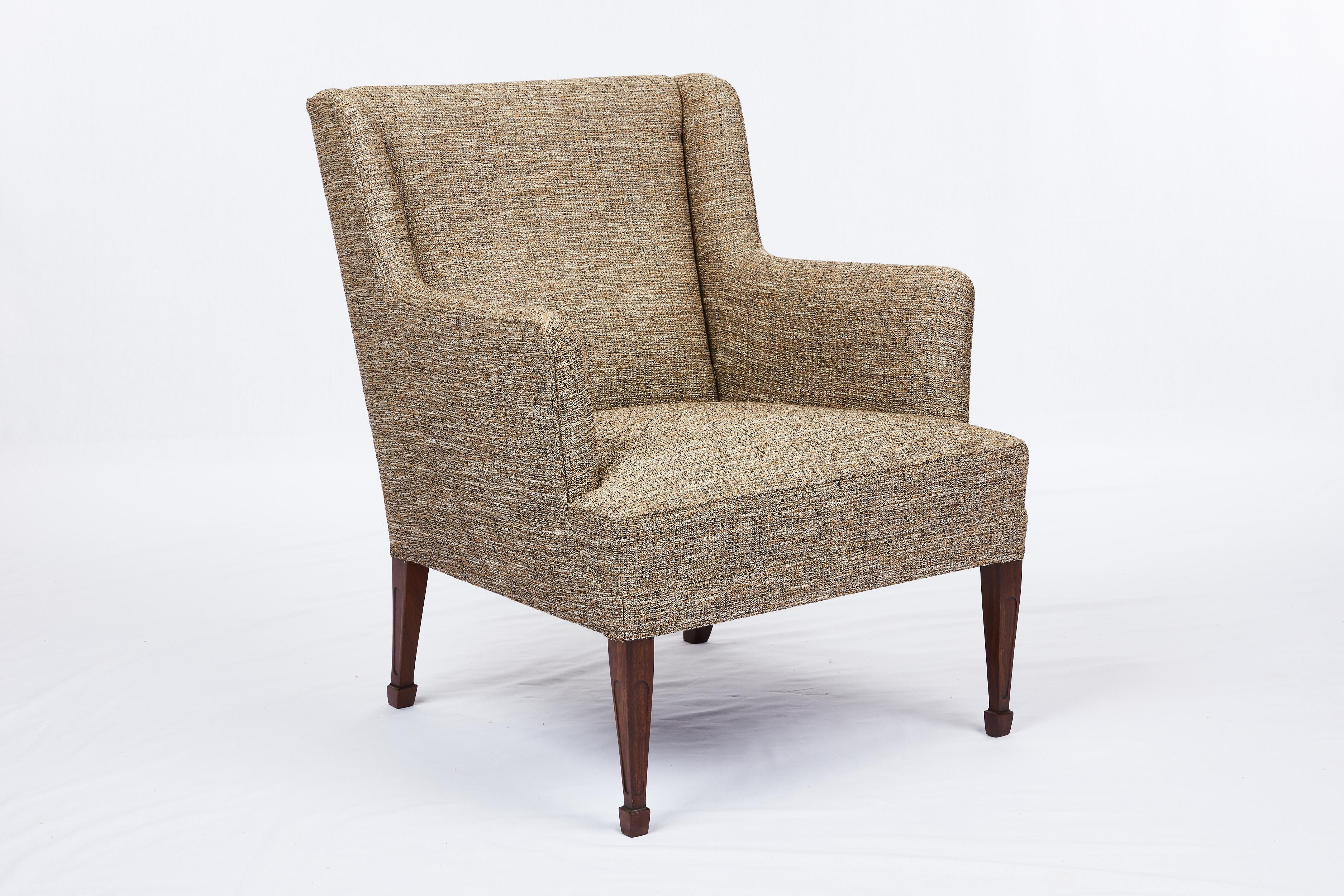 Scandinavian Modern Frits Henningsen Lounge Chair For Sale