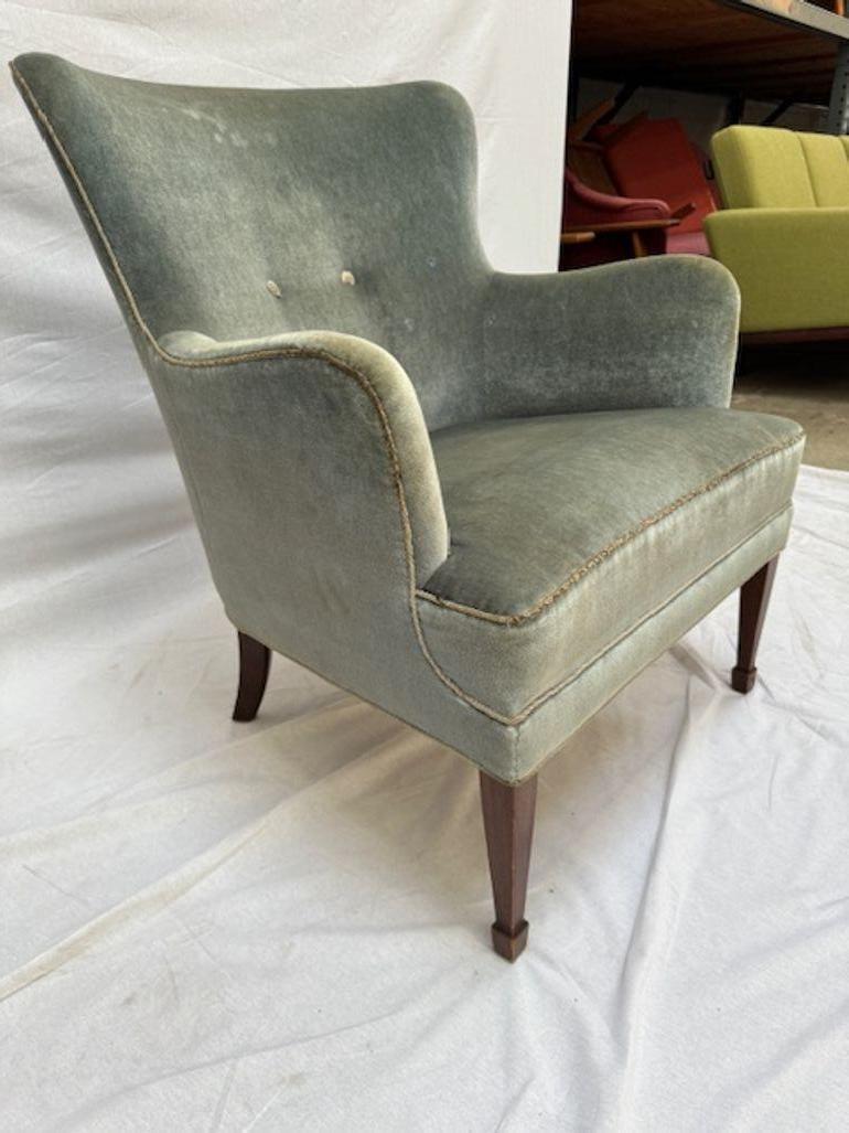 Danish Frits Henningsen Lounge Chair