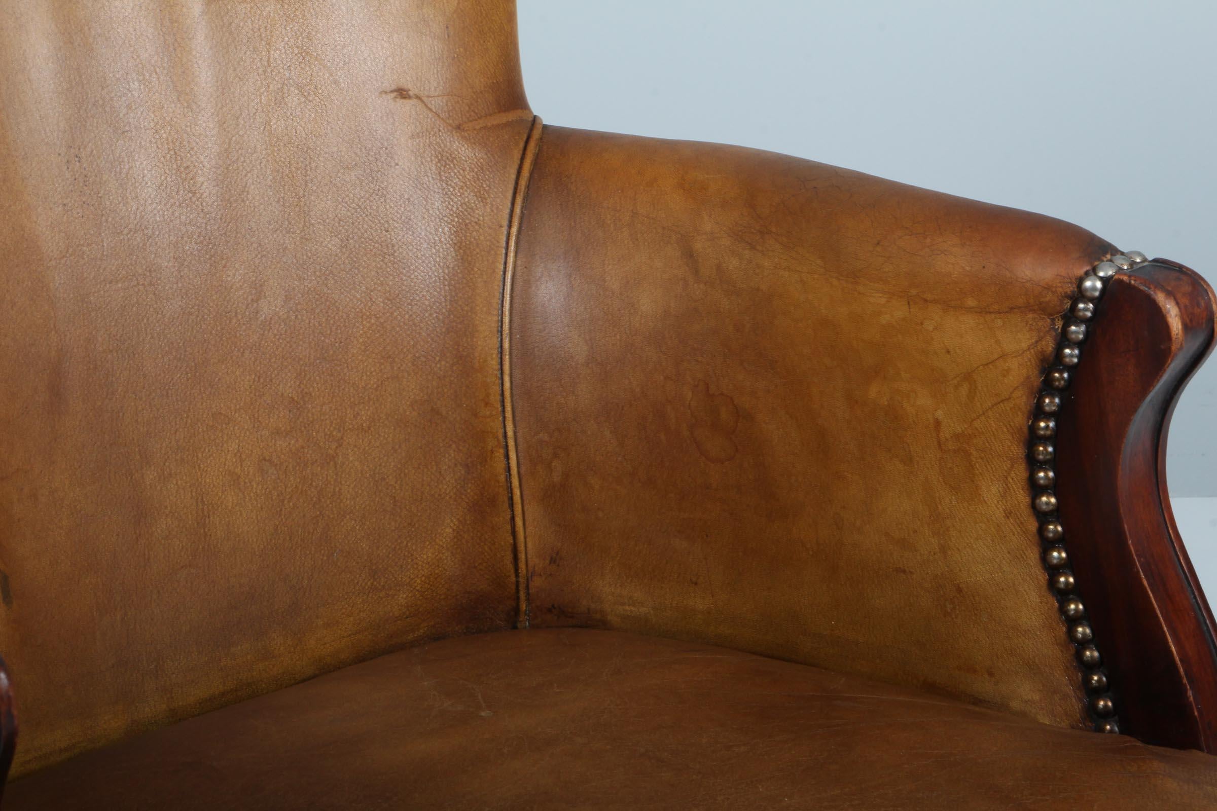 Frits Henningsen, Lounge Chair Sharling, 1940s In Excellent Condition In Esbjerg, DK