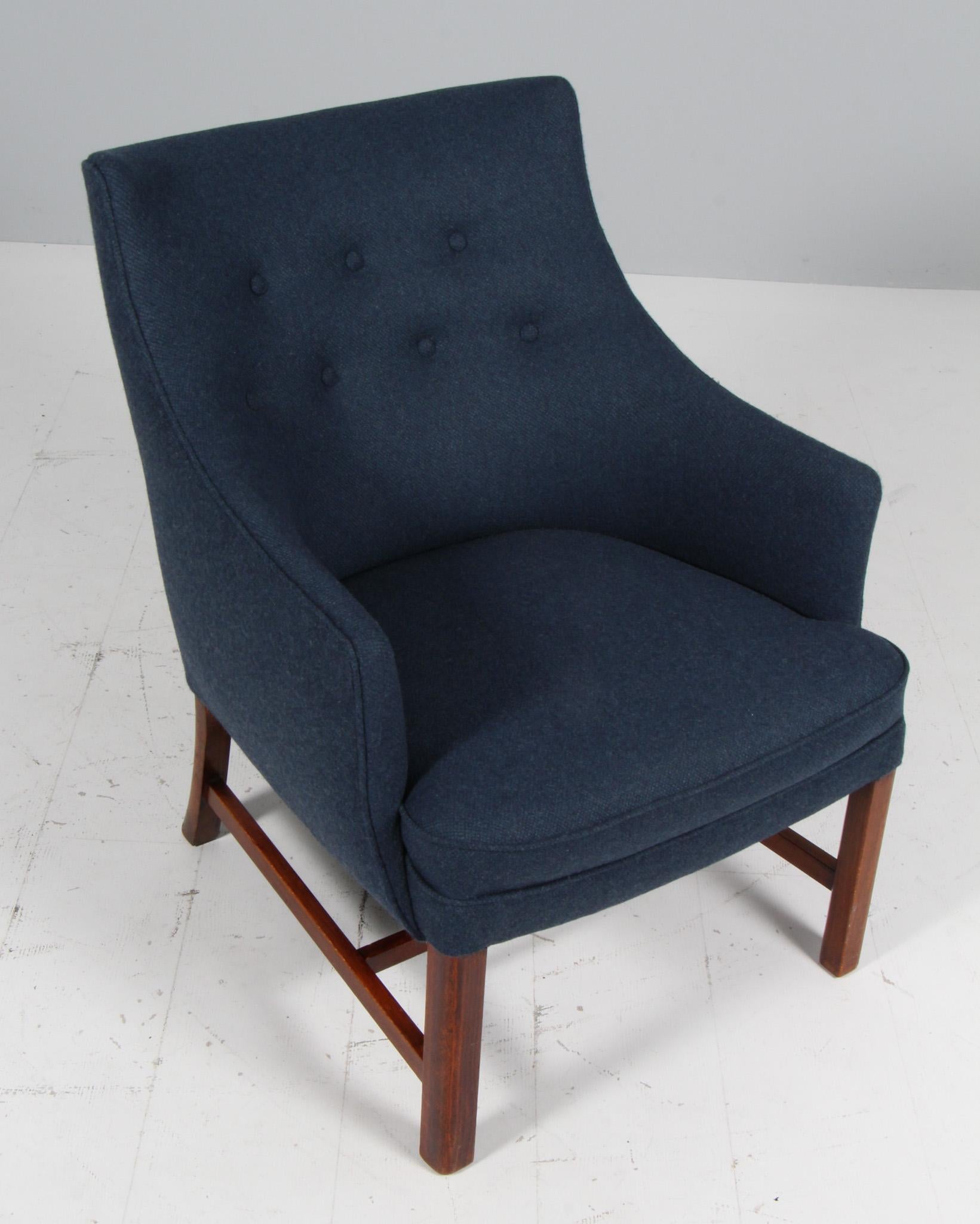 Scandinave moderne Frits Henningsen, Chaise longue en laine de Lillehammer en vente