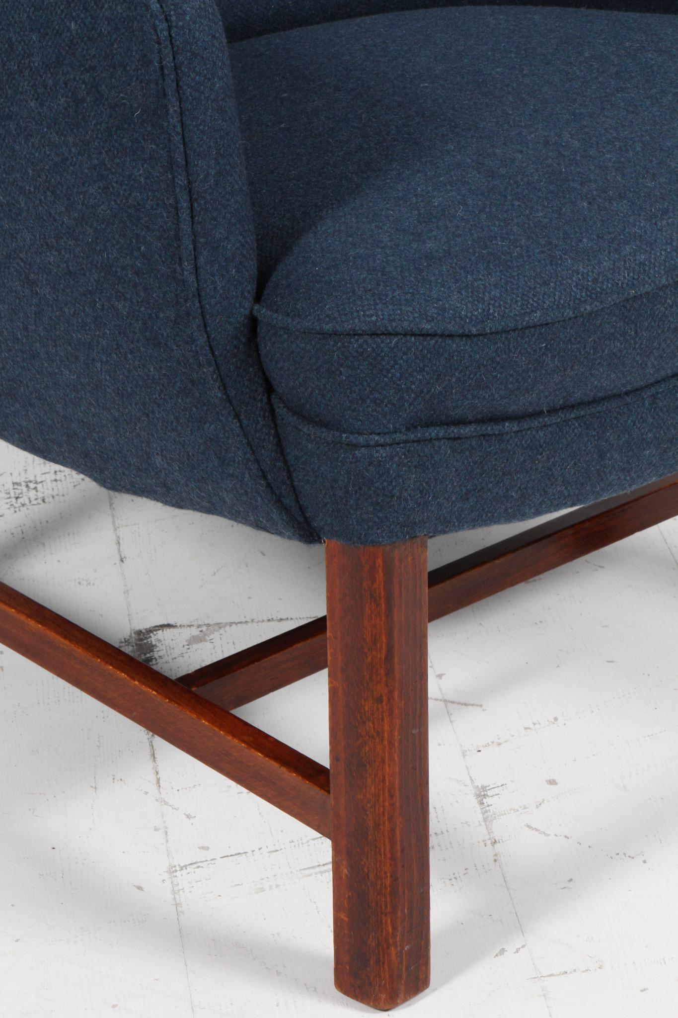 Frits Henningsen, Chaise longue en laine de Lillehammer Excellent état - En vente à Esbjerg, DK