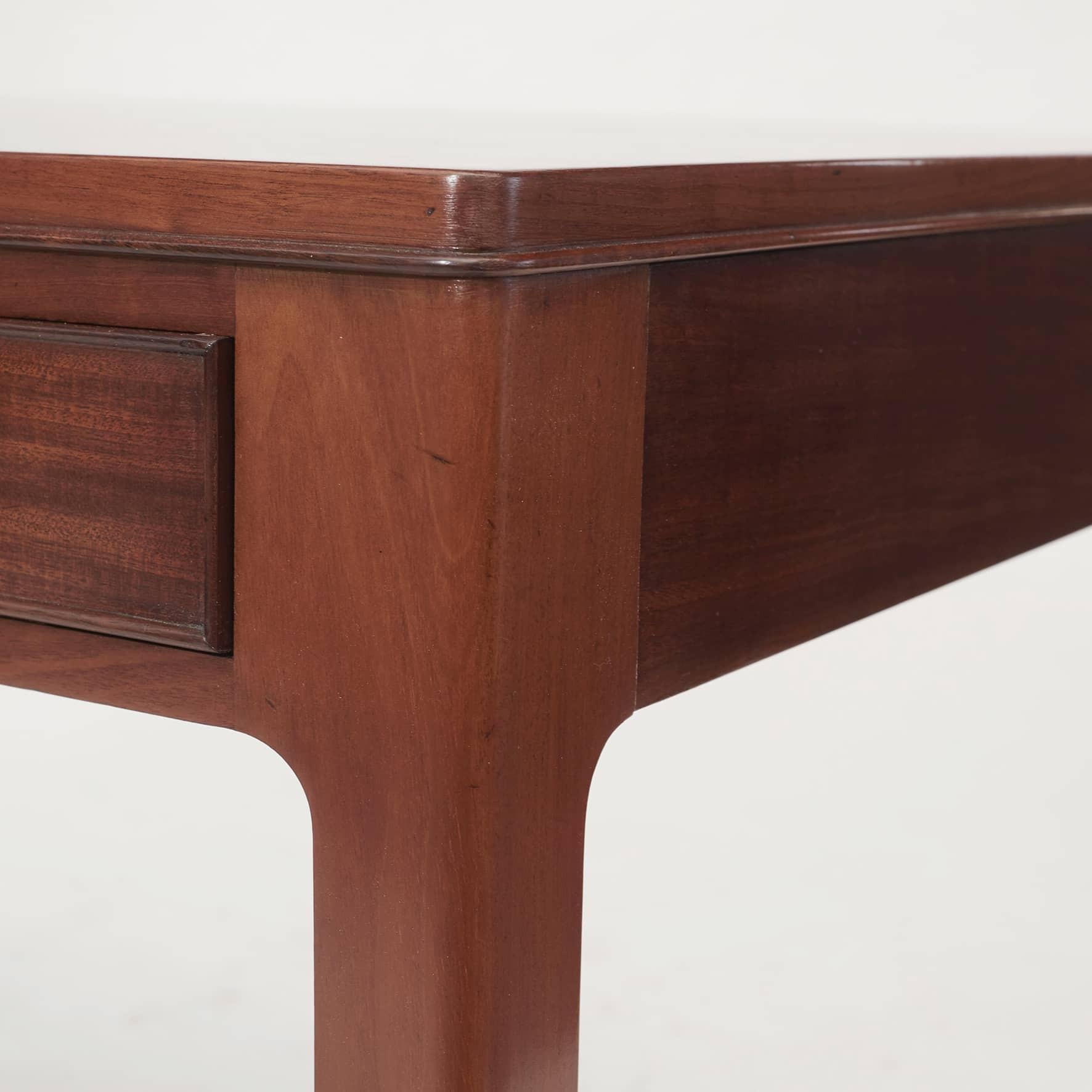 20th Century Frits Henningsen Mahogany Desk, 1940-1950, Rare Model For Sale