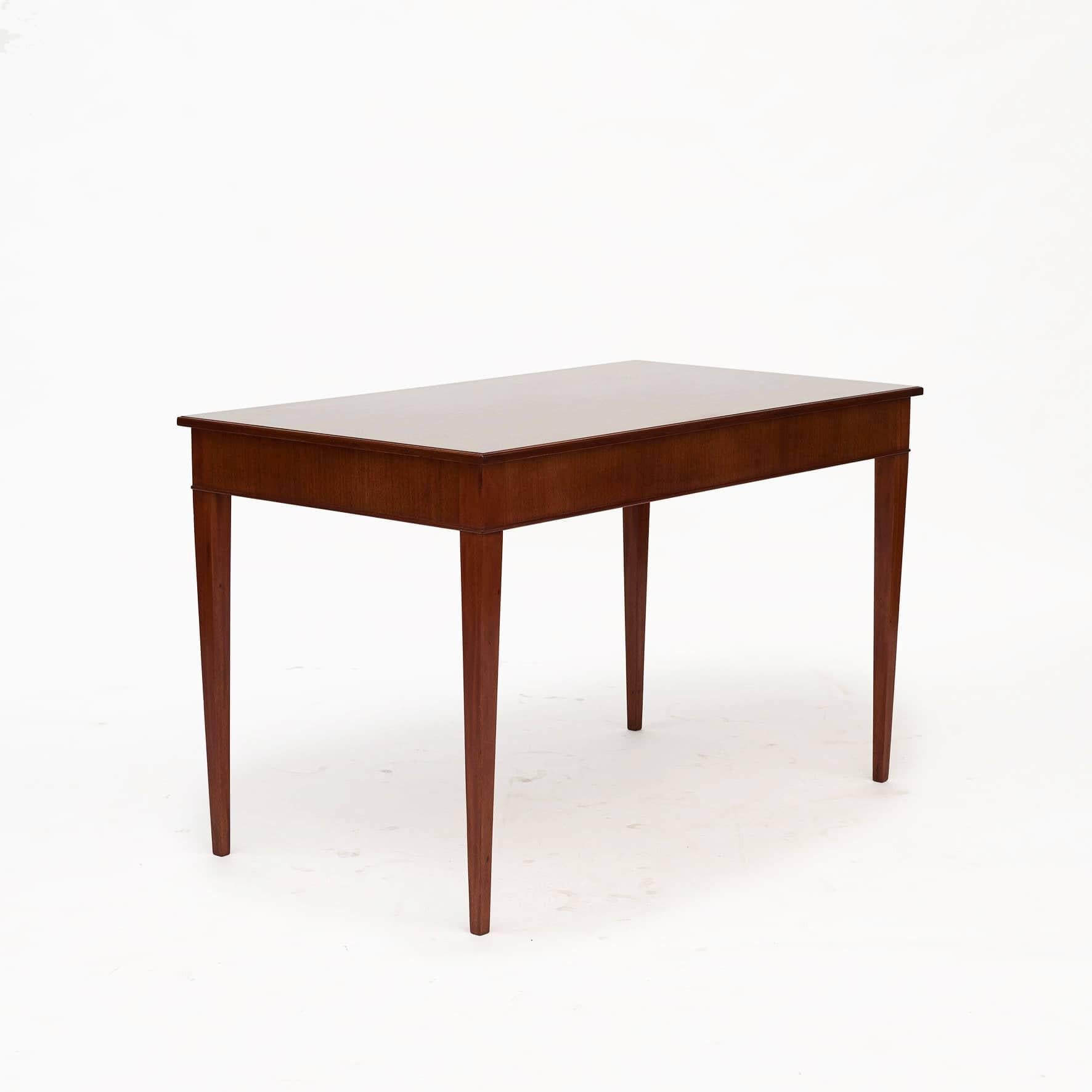 Danish Frits Henningsen Mahogany Desk For Sale